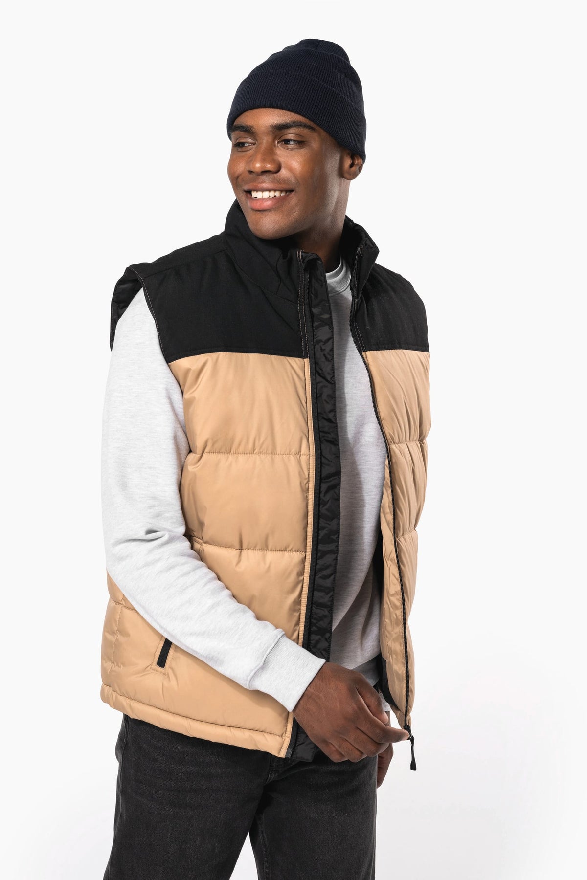 Kariban K6162 Tweekleurige gewatteerde bodywarmer unisex