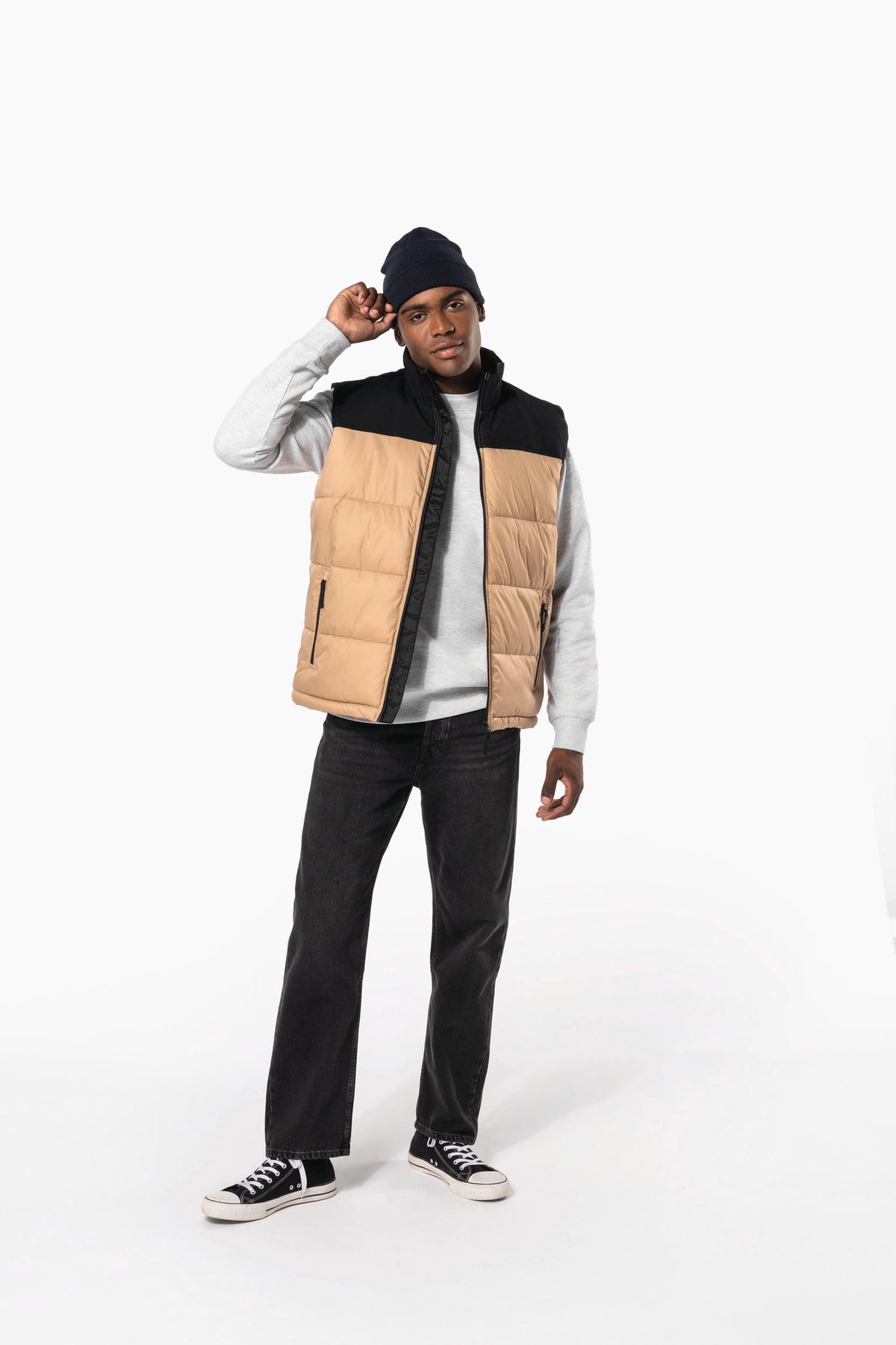 Kariban K6162 Tweekleurige gewatteerde bodywarmer unisex