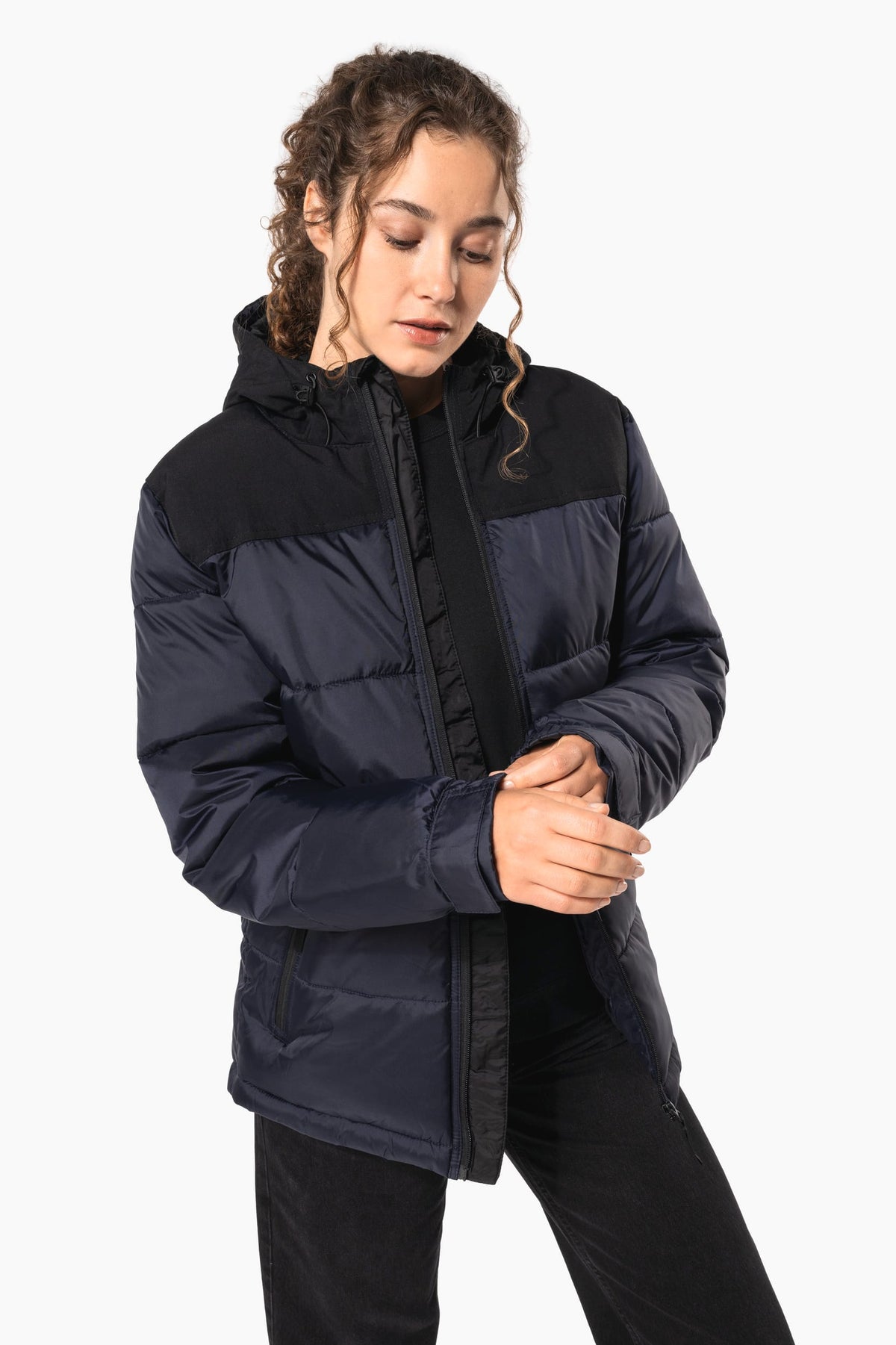 Kariban K6163 unisex Tweekleurige gewatteerde donsjack