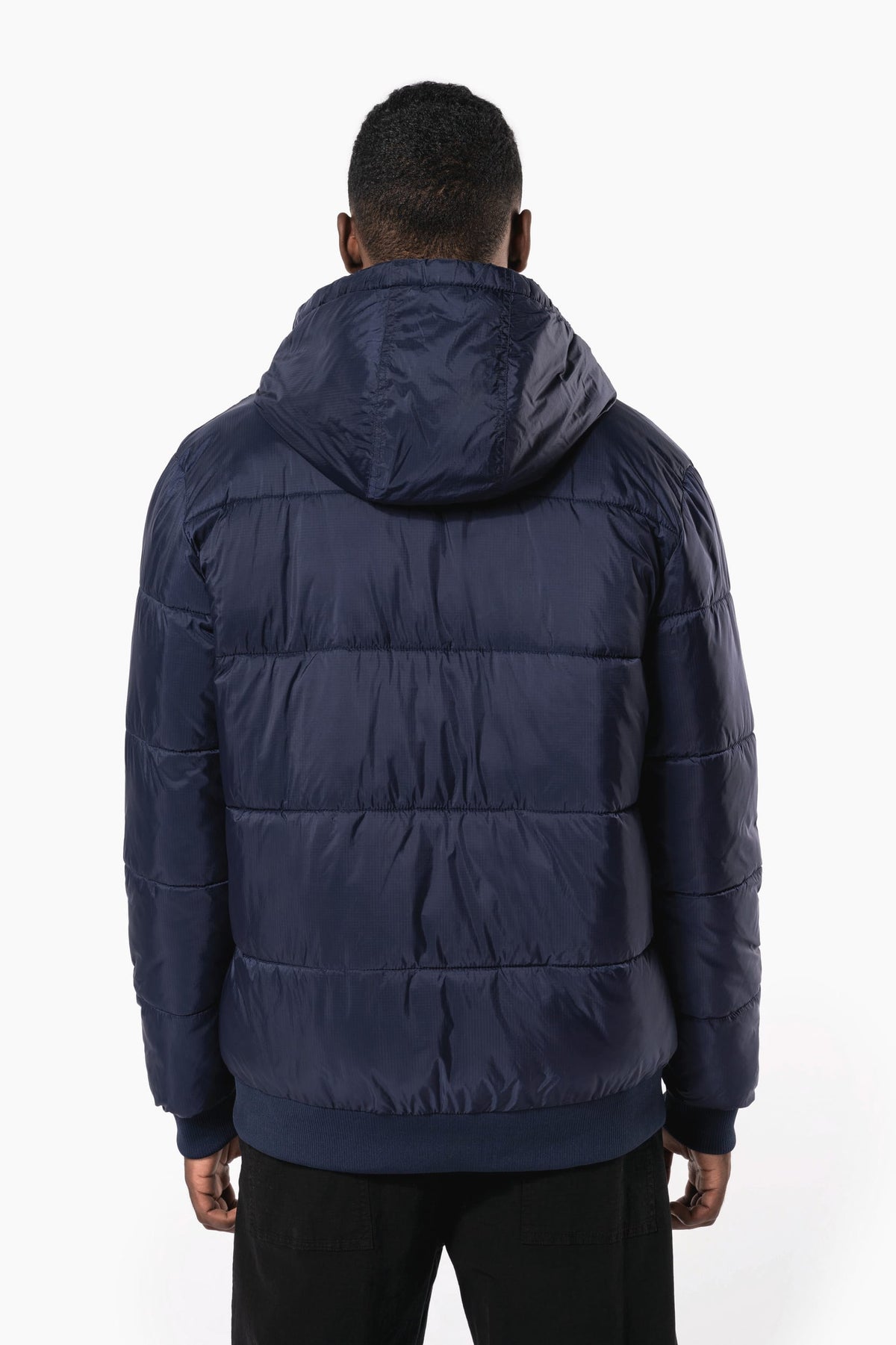 Kariban K6166 unisex donsjack met capuchon van gerecycled ripstop