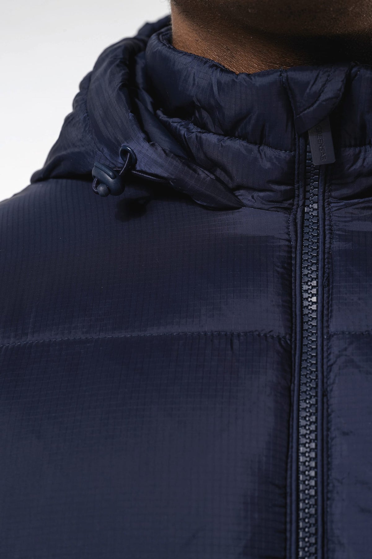 Kariban K6166 unisex donsjack met capuchon van gerecycled ripstop