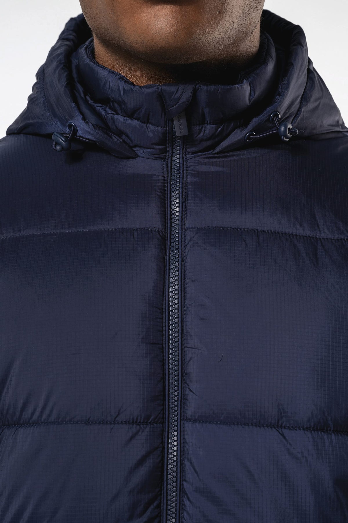 Kariban K6166 unisex donsjack met capuchon van gerecycled ripstop