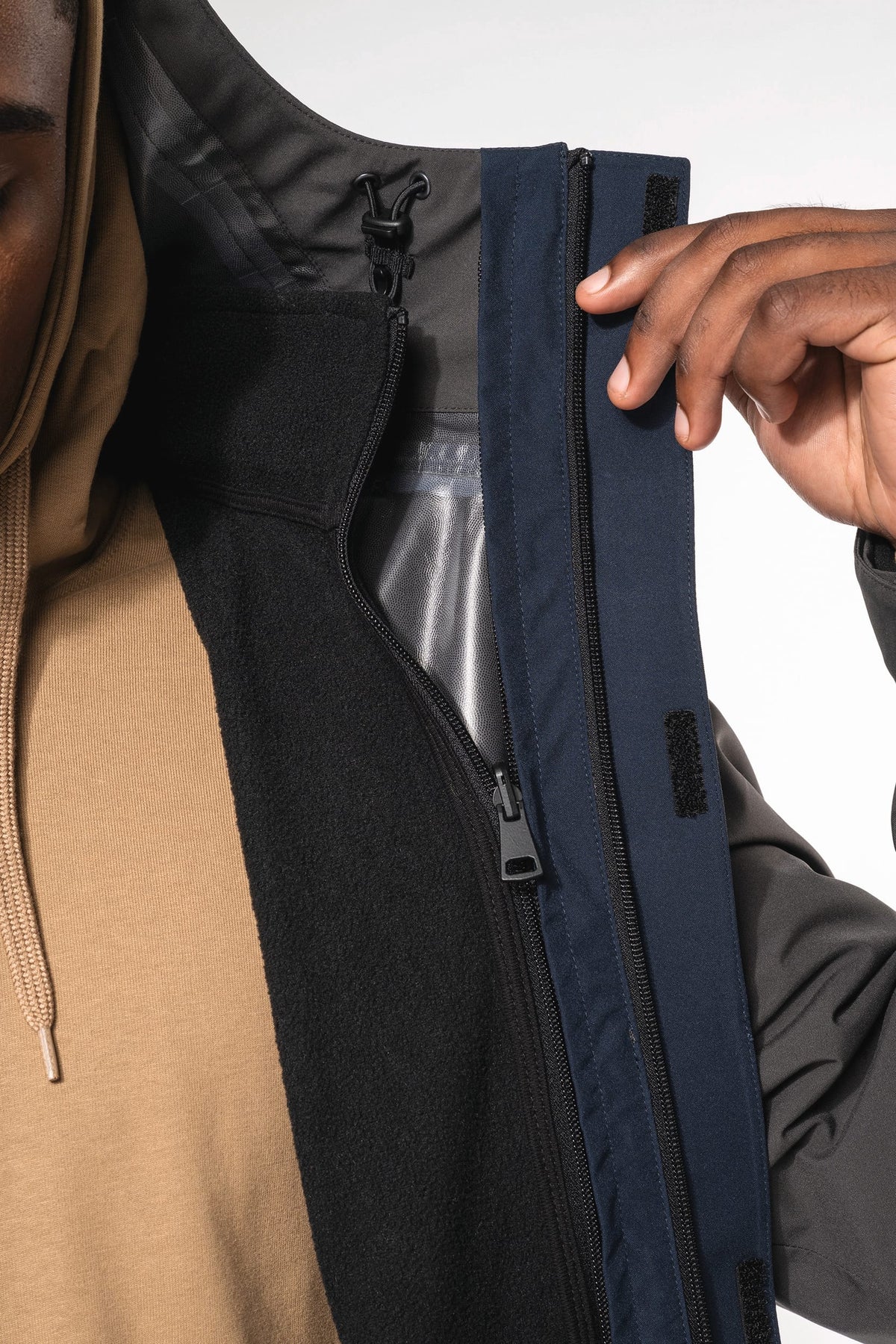 Kariban K6169 3-in-1 regenparka met capuchon in twee kleuren unisex