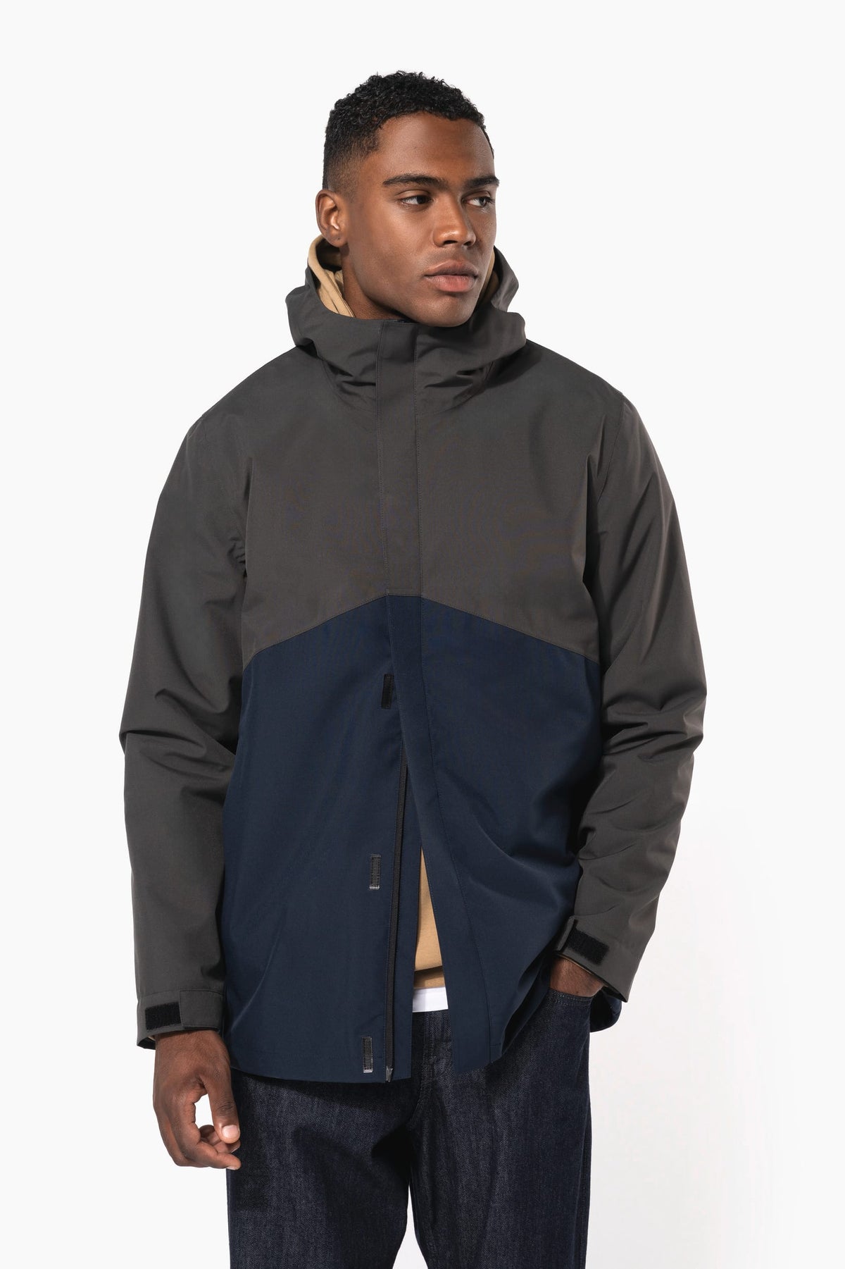 Kariban K6169 3-in-1 regenparka met capuchon in twee kleuren unisex