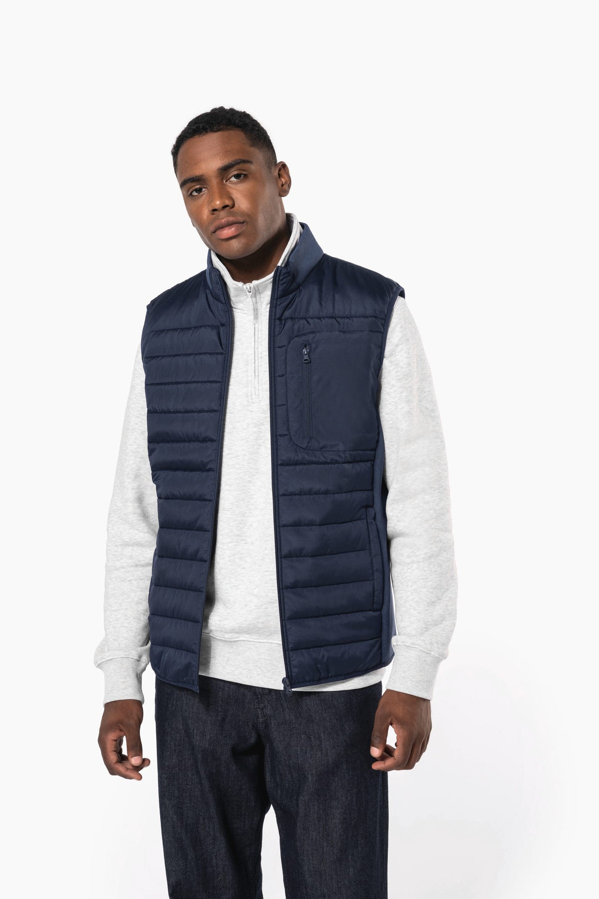 Kariban K6170 Herenbodywarmer in twee stoffen