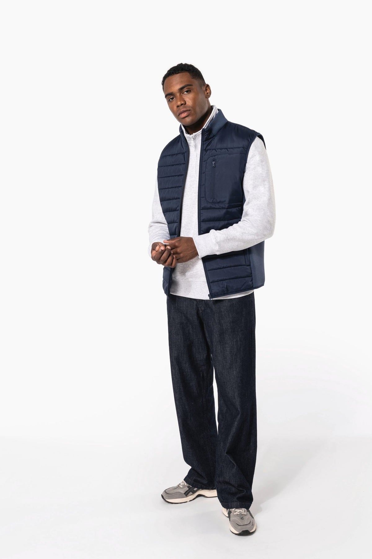 Kariban K6170 Herenbodywarmer in twee stoffen