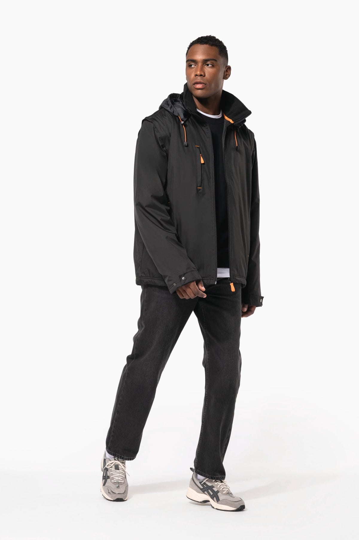 Kariban K639 Herenjack met afneembare mouwen
