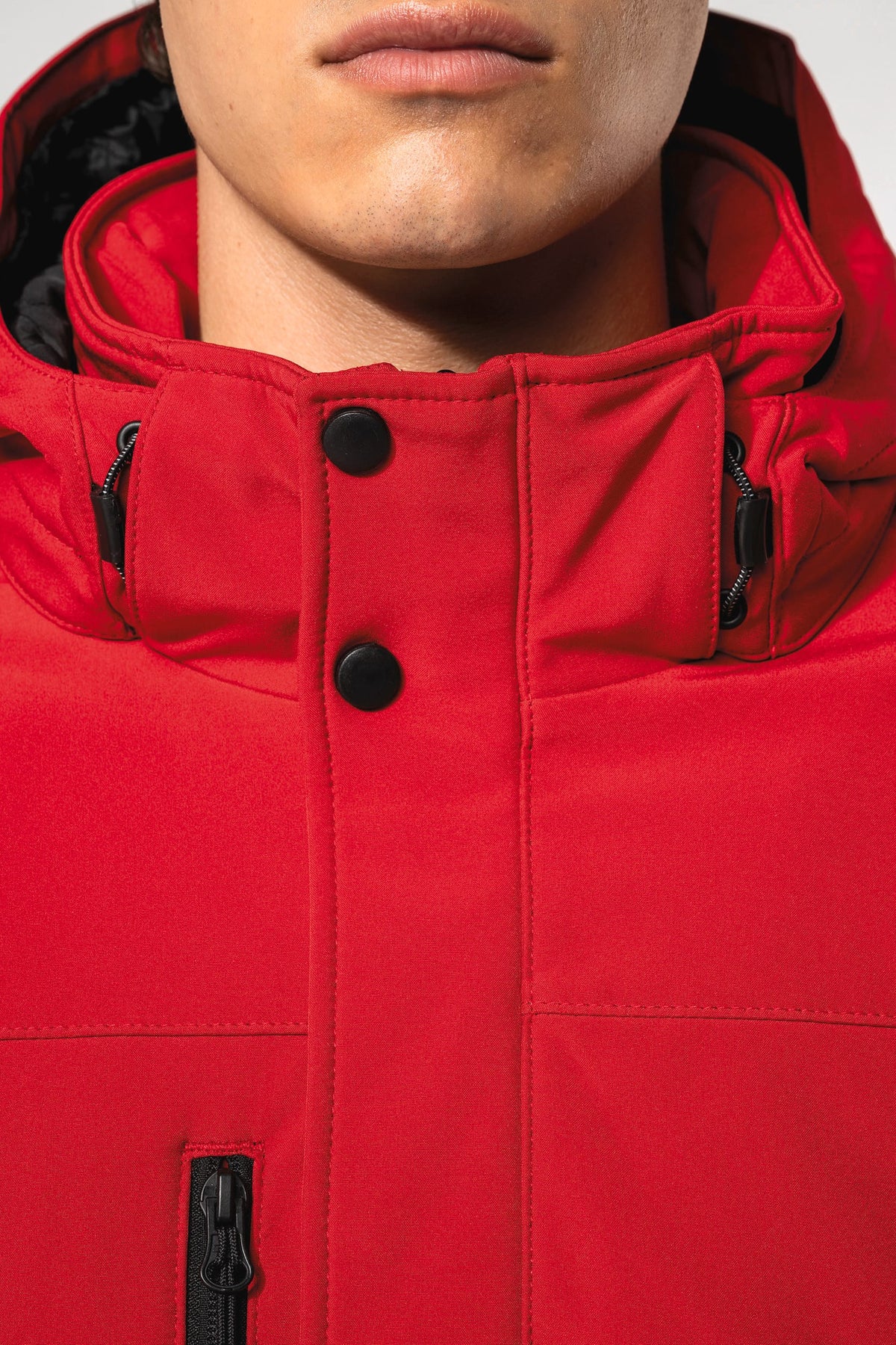 Kariban K650 Gewatteerde softshell herenparka met capuchon