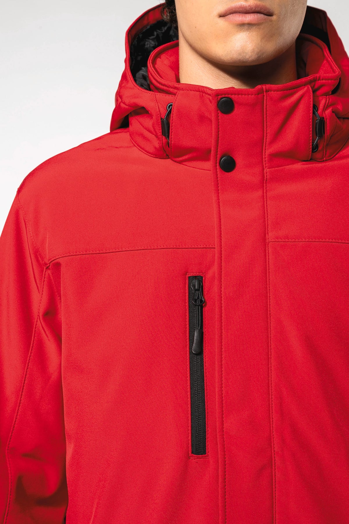 Kariban K650 Gewatteerde softshell herenparka met capuchon