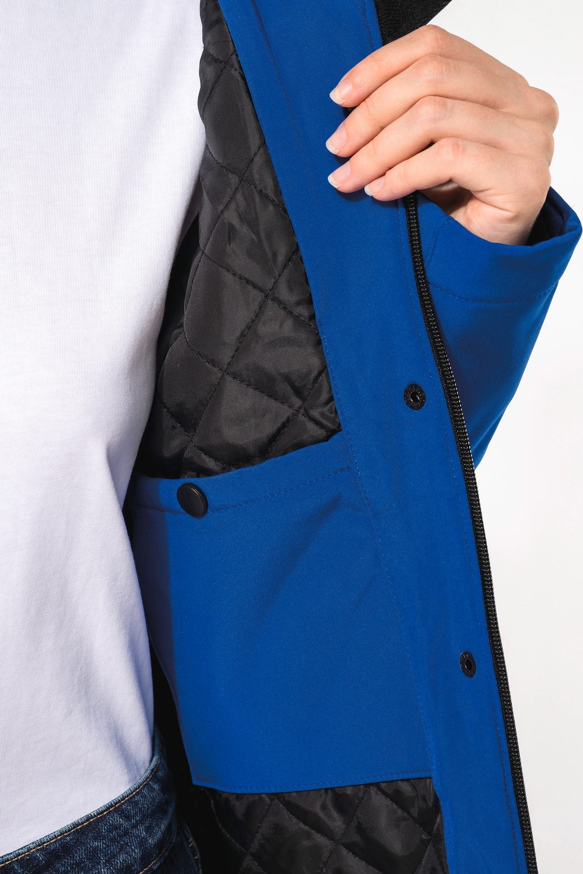 Kariban K651 Gewatteerde softshell damesparka met capuchon