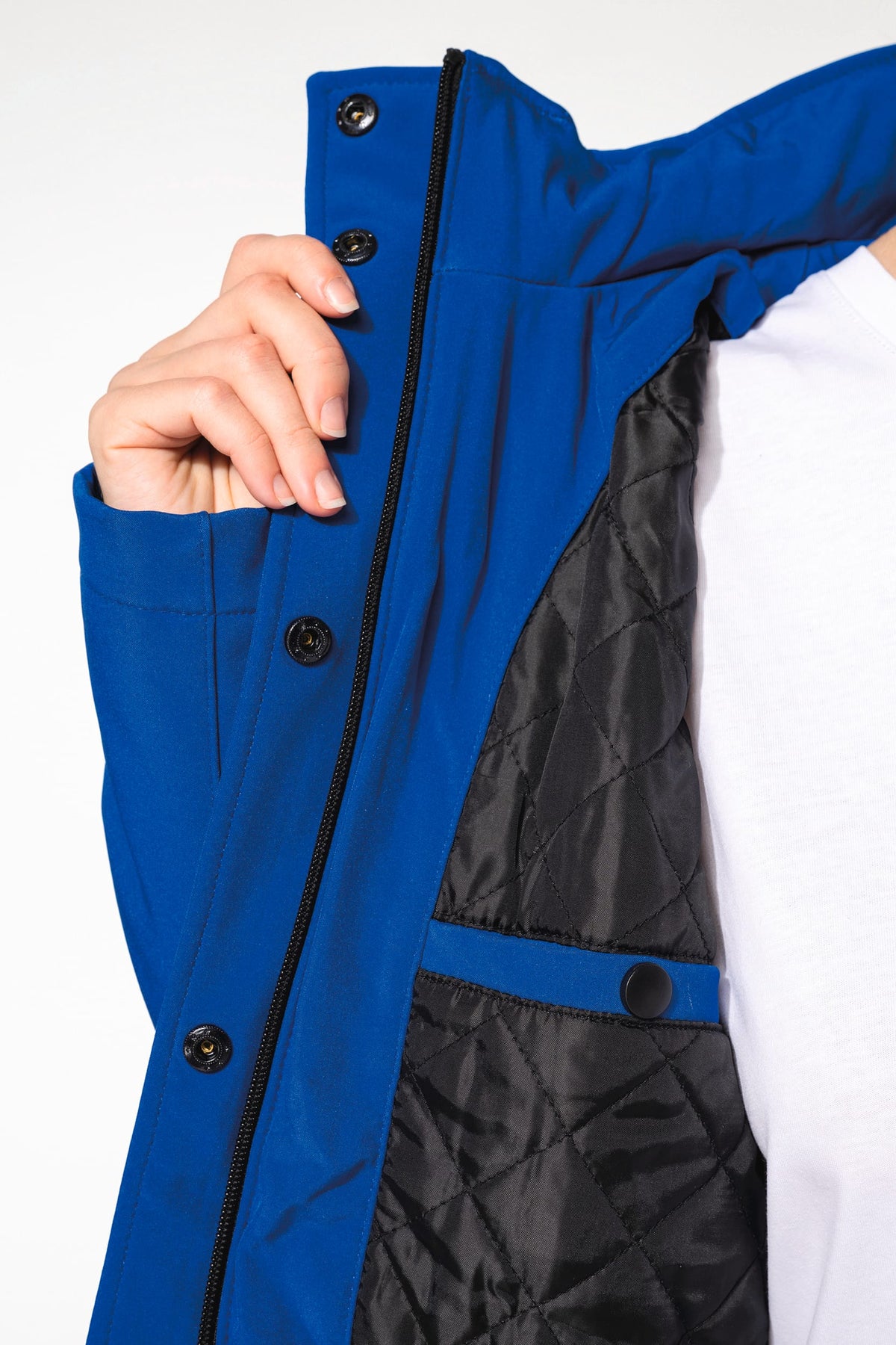 Kariban K651 Gewatteerde softshell damesparka met capuchon
