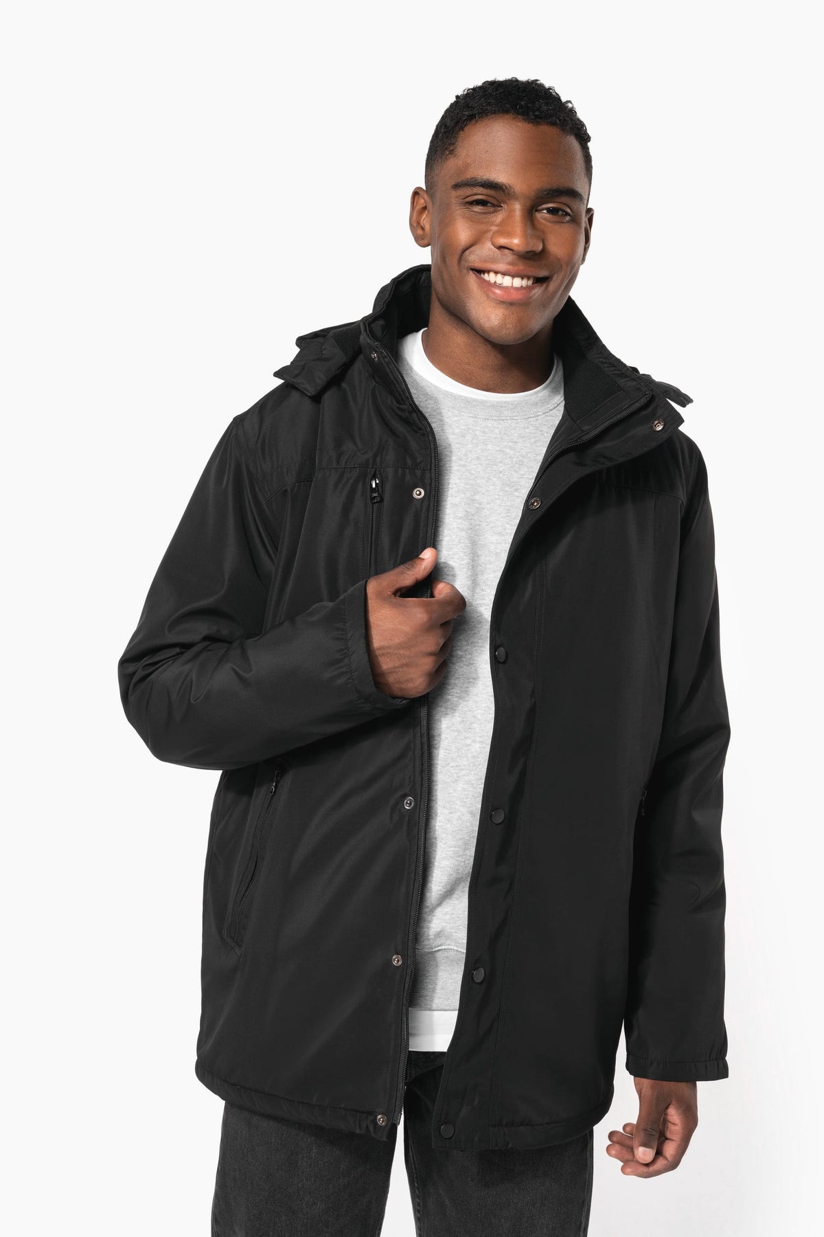 Kariban K656 Parka met afneembare capuchon