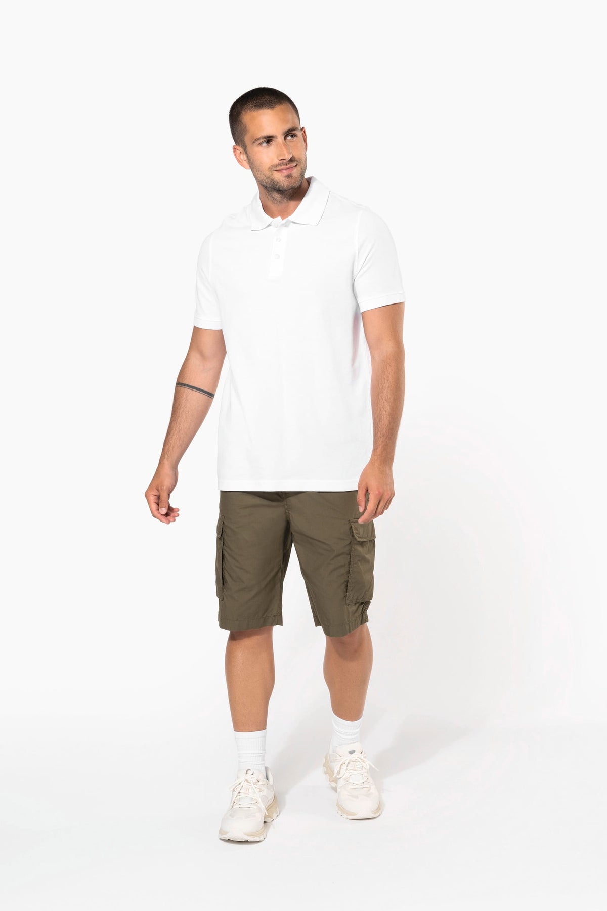 Kariban K755 Lichte herenbermuda met diverse zakken