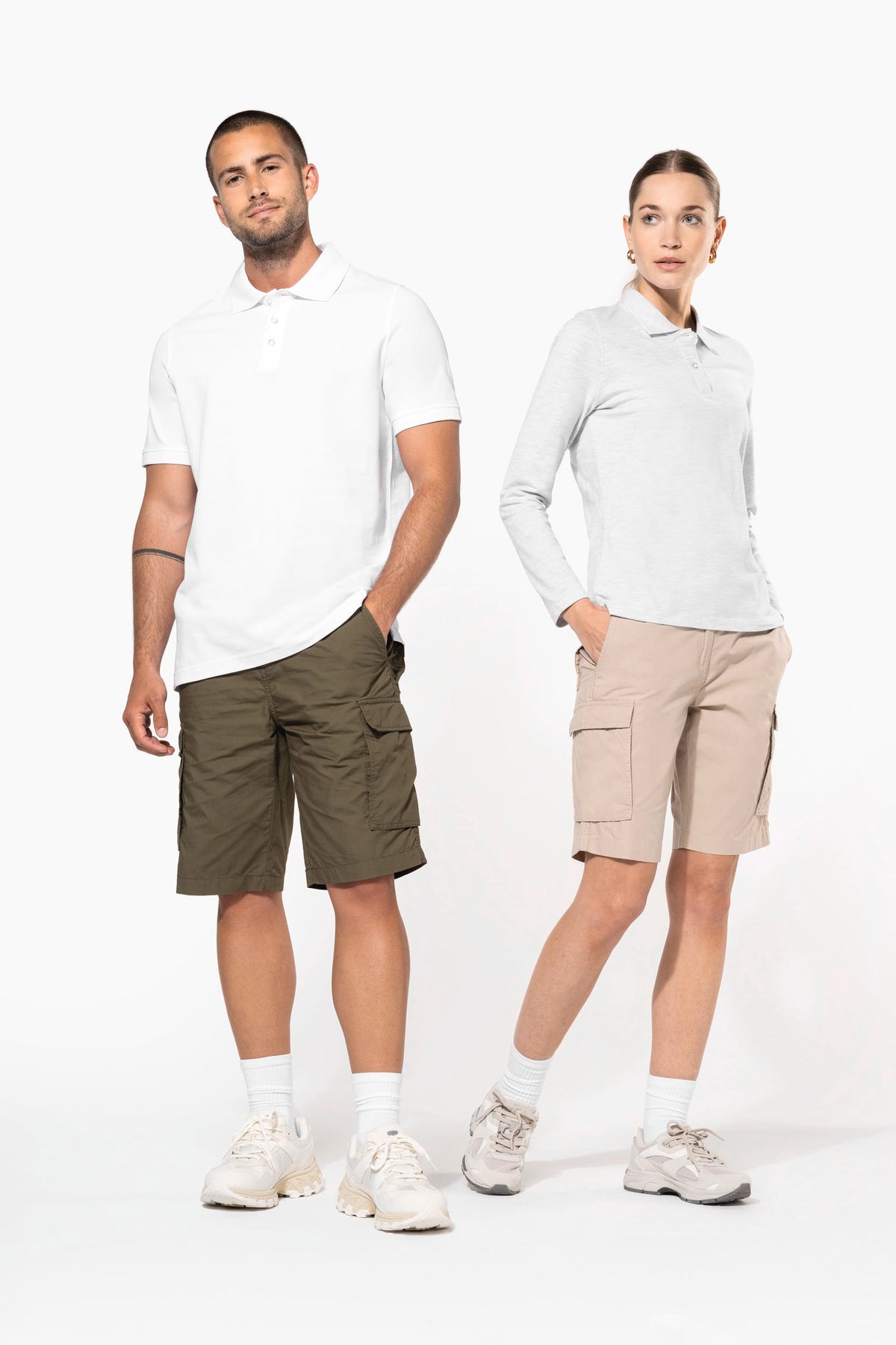 Kariban K755 Lichte herenbermuda met diverse zakken