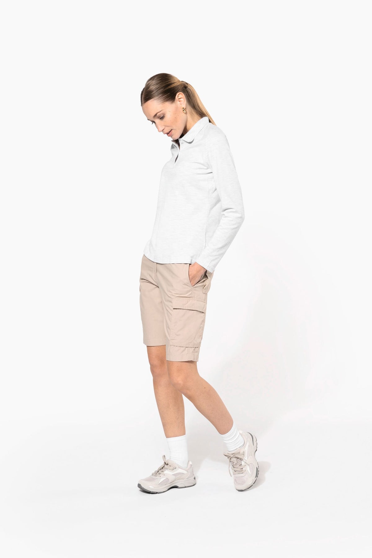 Kariban K756 Lichte damesbermuda met diverse zakken