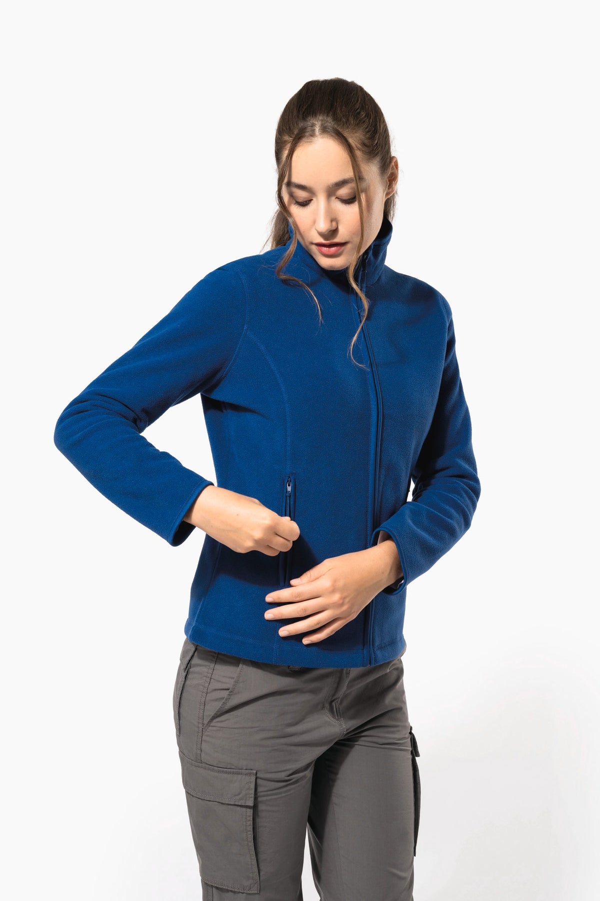 Kariban K907 Microfleece met rits dames
