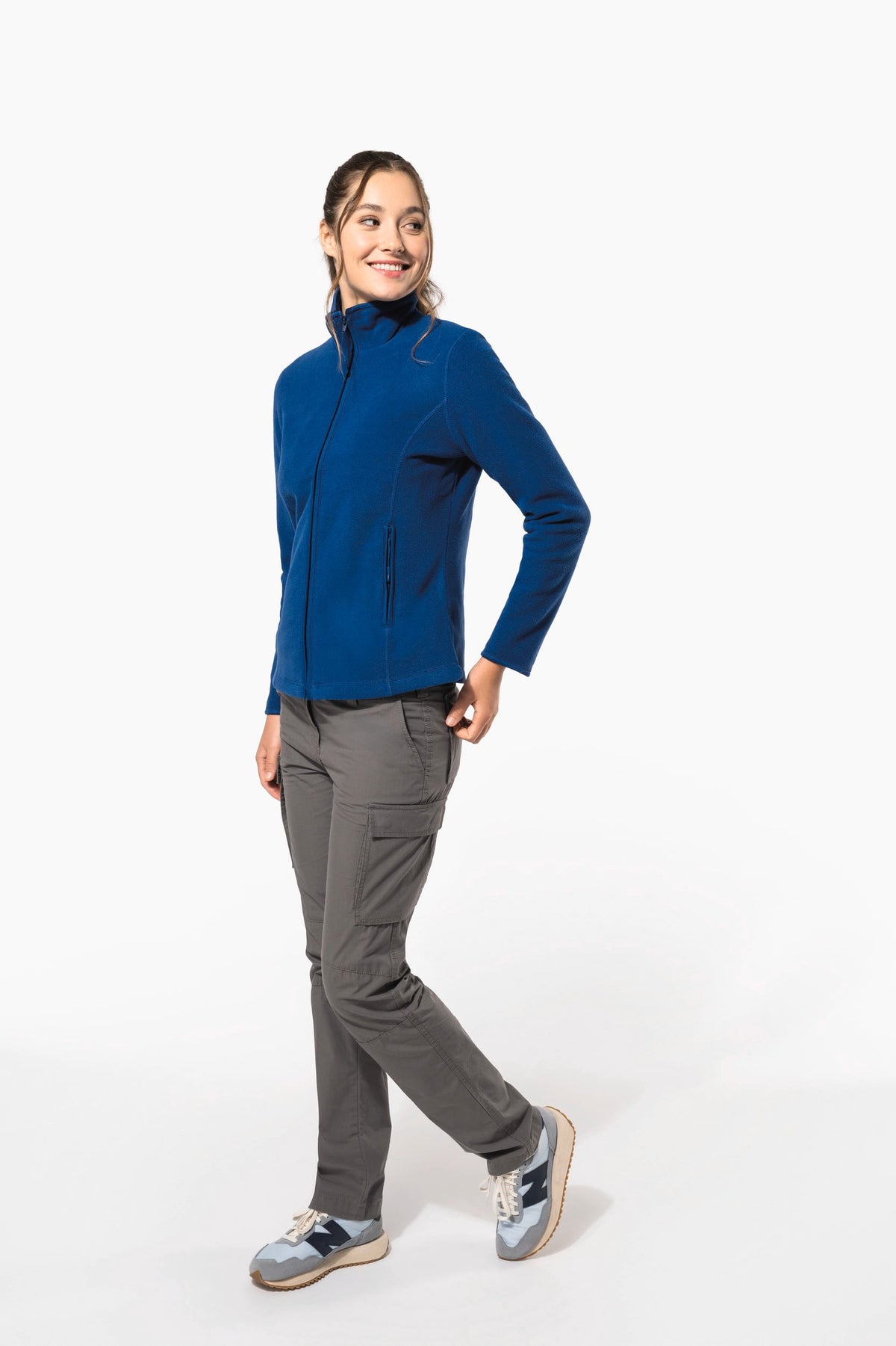 Kariban K907 Microfleece met rits dames