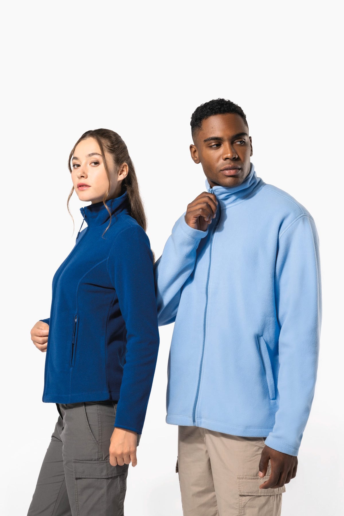 Kariban K907 Microfleece met rits dames