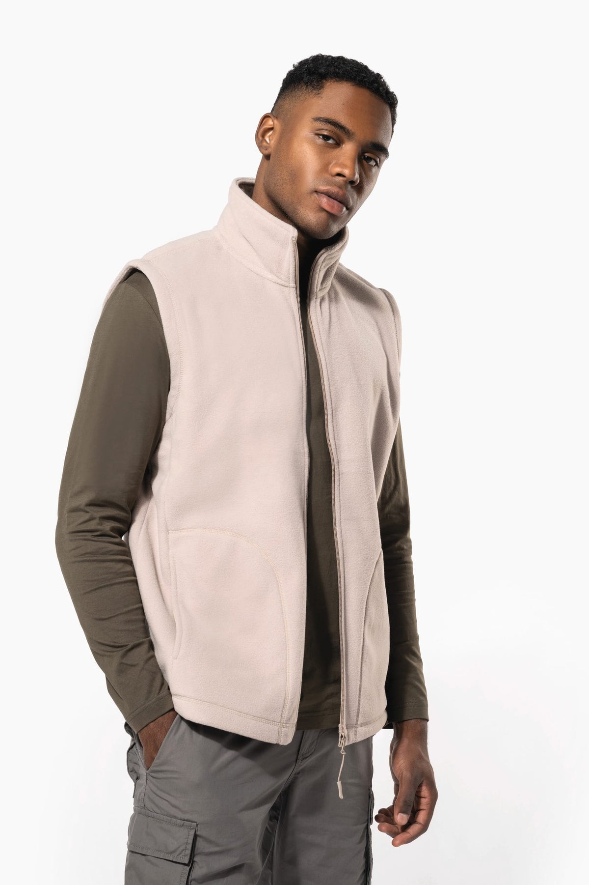 Kariban K913 Bodywarmer van microfleece heren