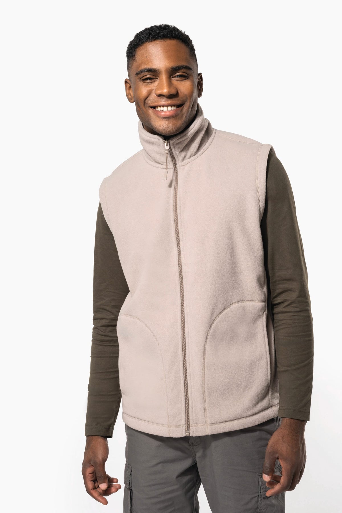 Kariban K913 Bodywarmer van microfleece heren