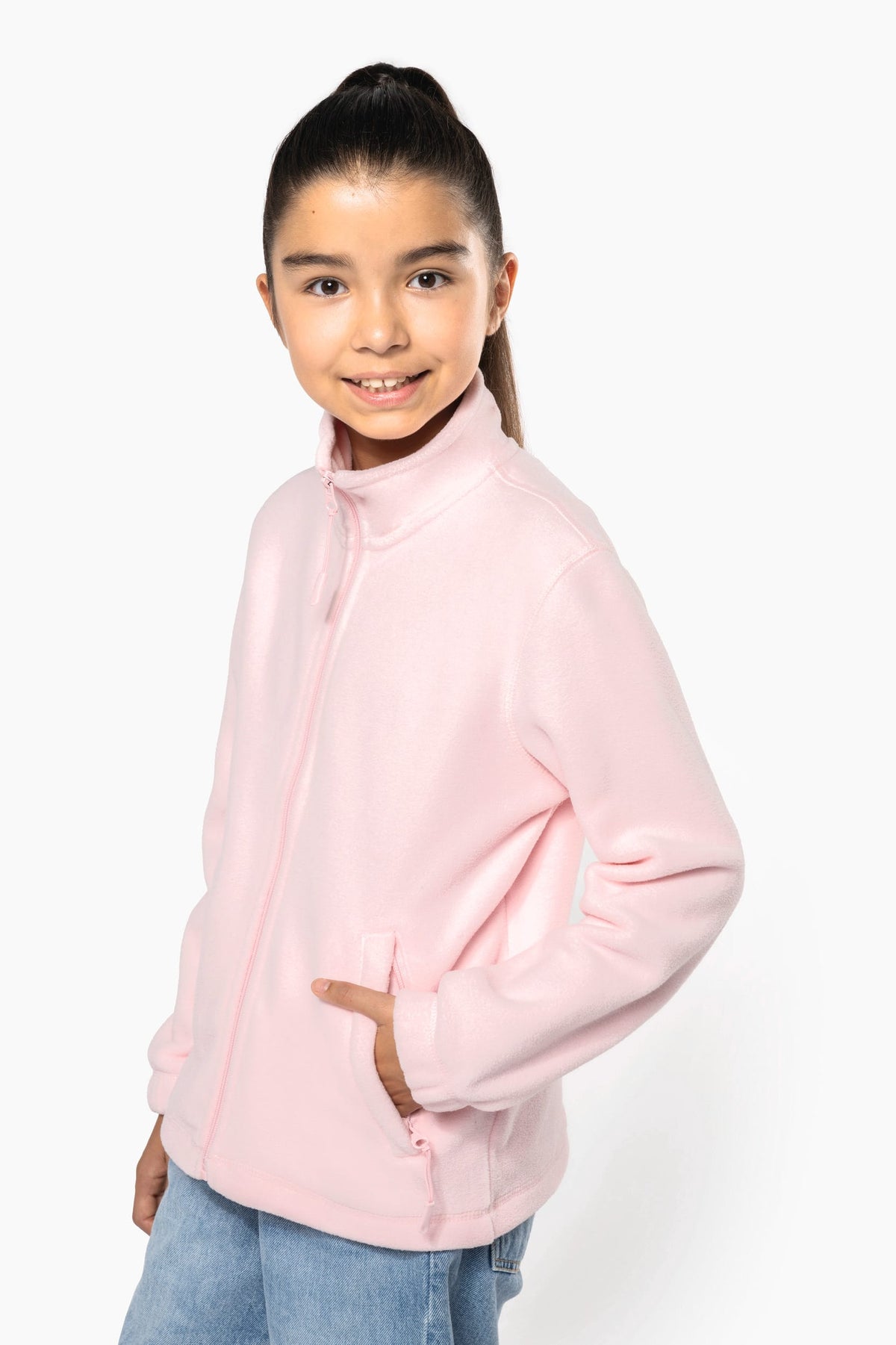Kariban K920 Microfleece met rits kind