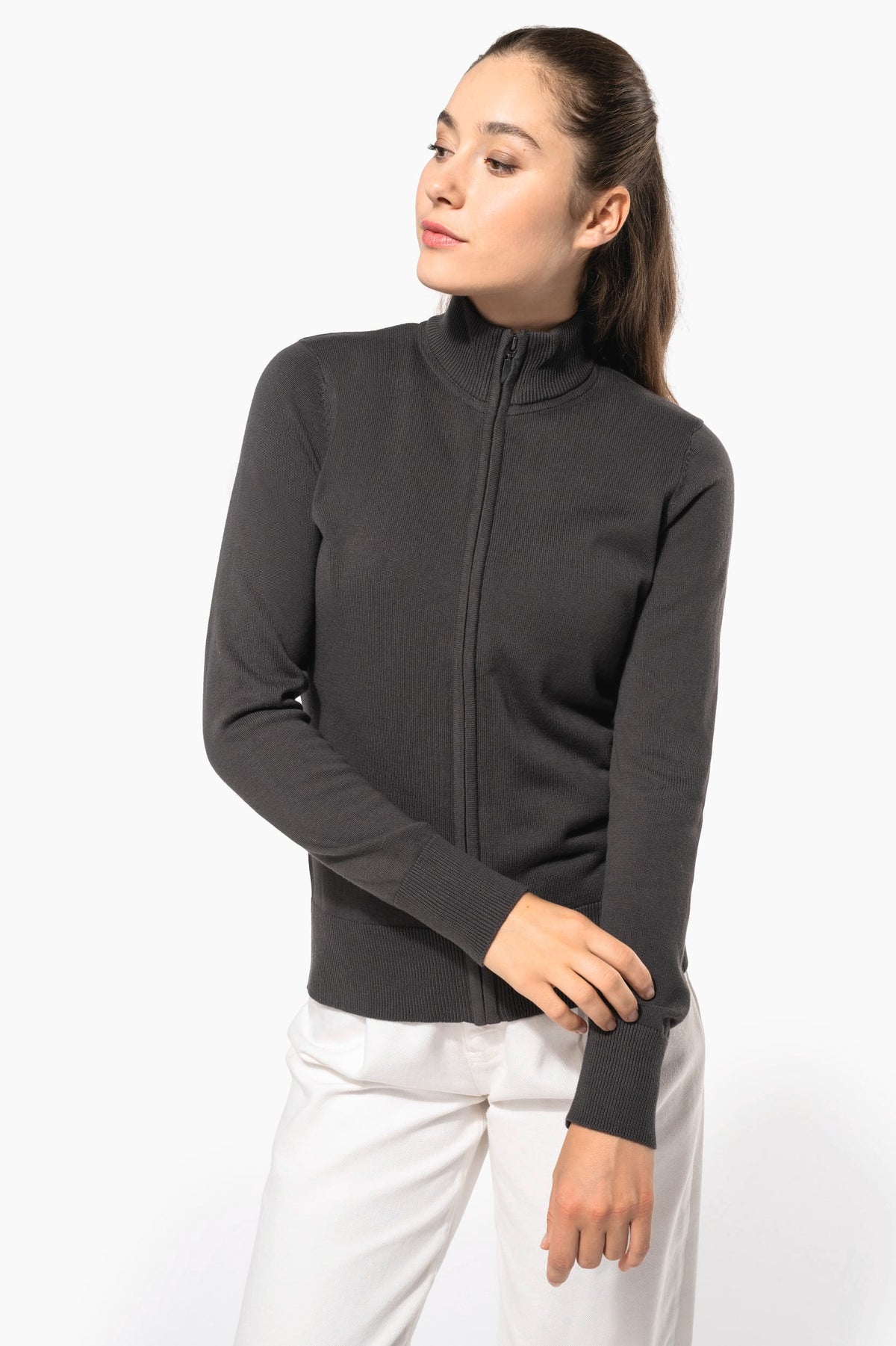 Kariban K962 Dames cardigan met rits