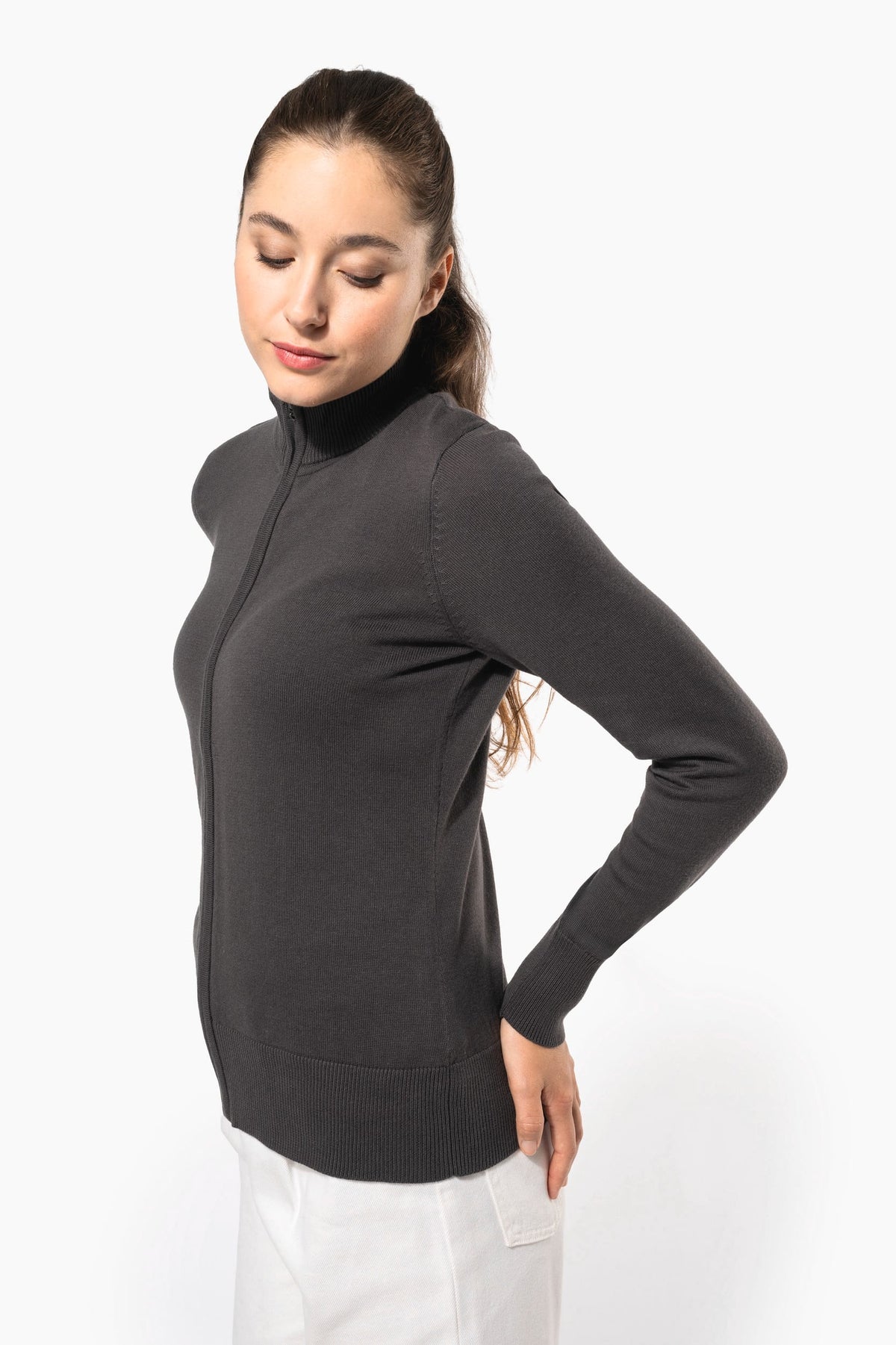 Kariban K962 Dames cardigan met rits