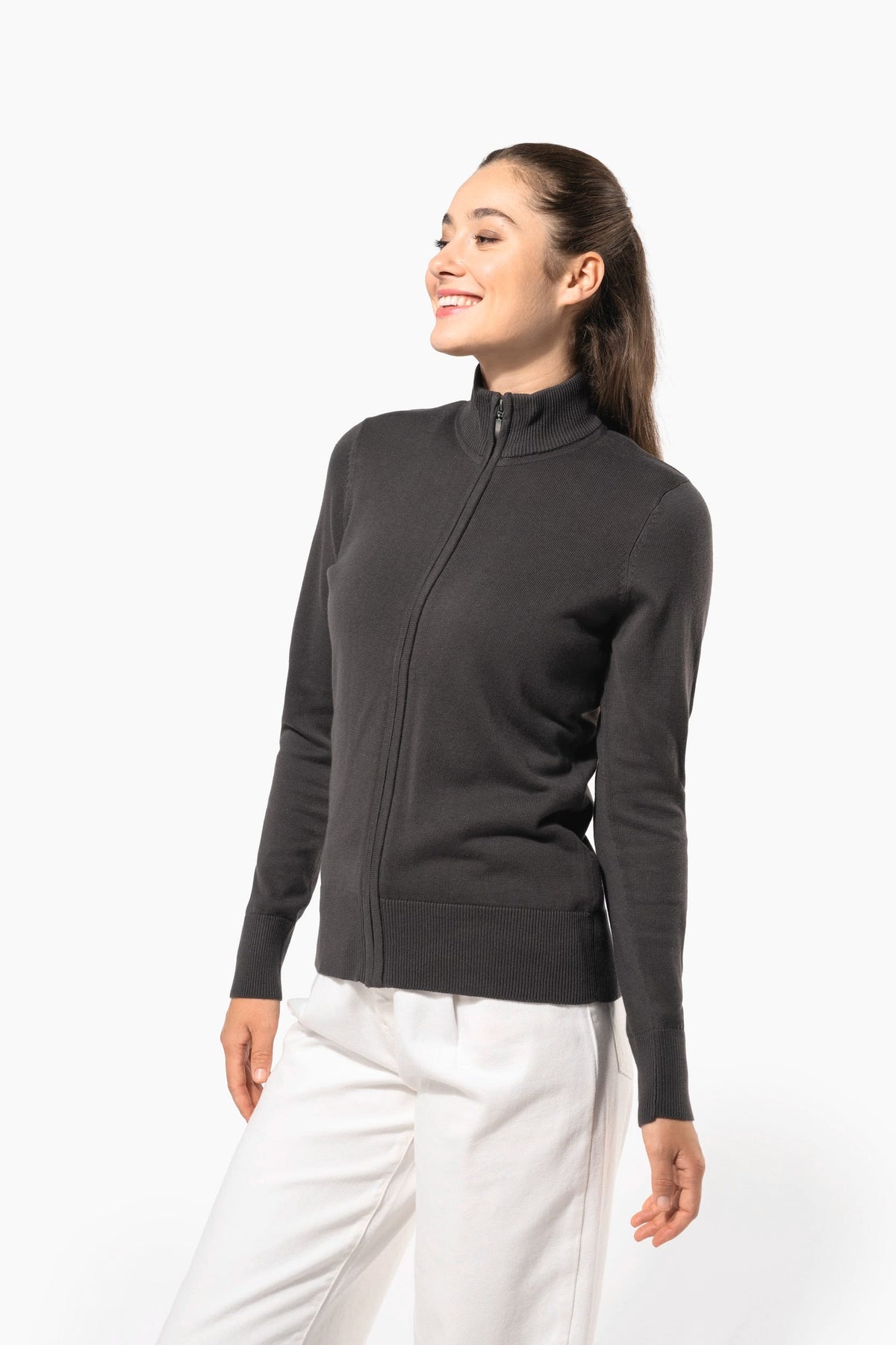 Kariban K962 Dames cardigan met rits
