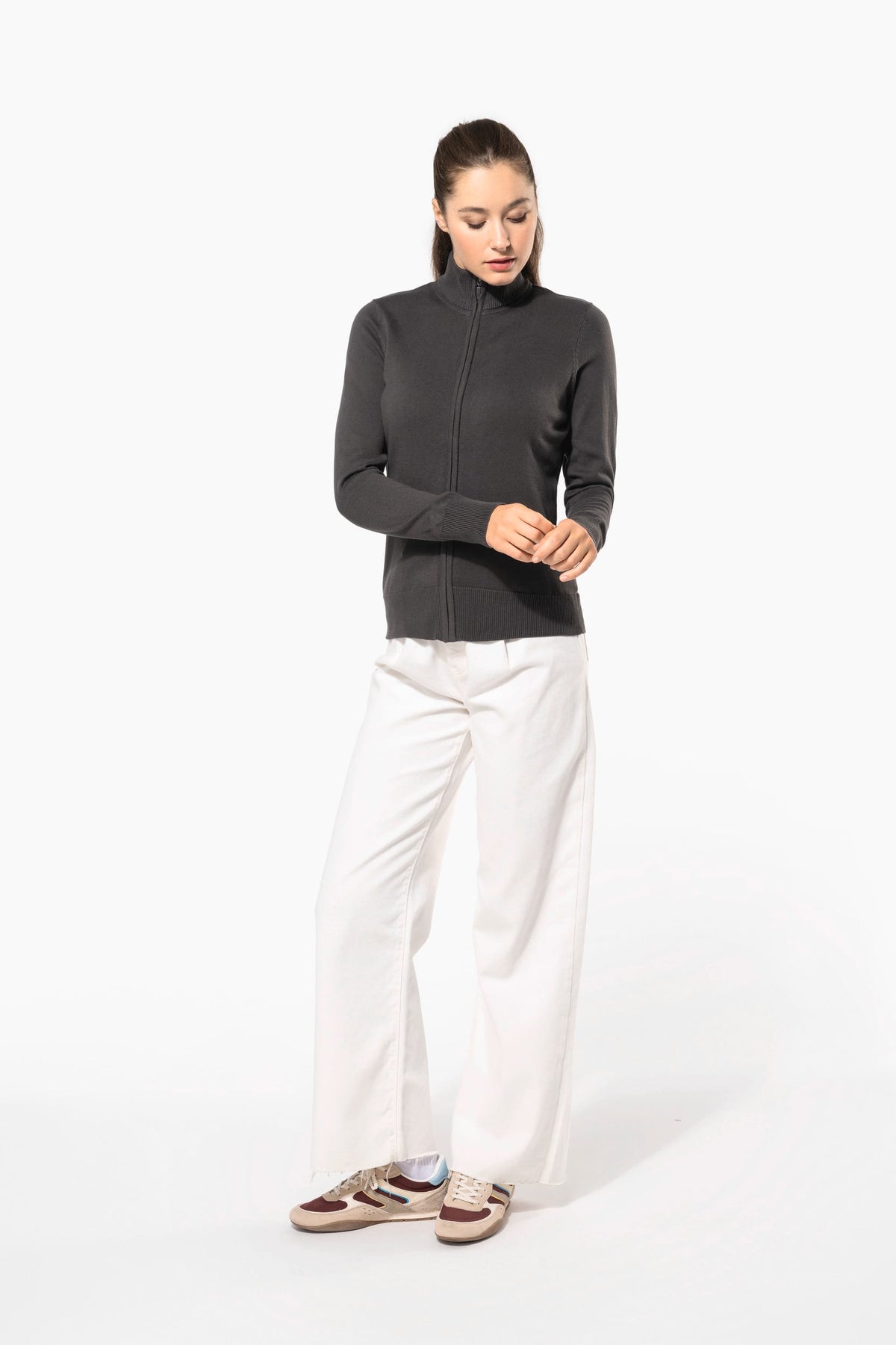 Kariban K962 Dames cardigan met rits