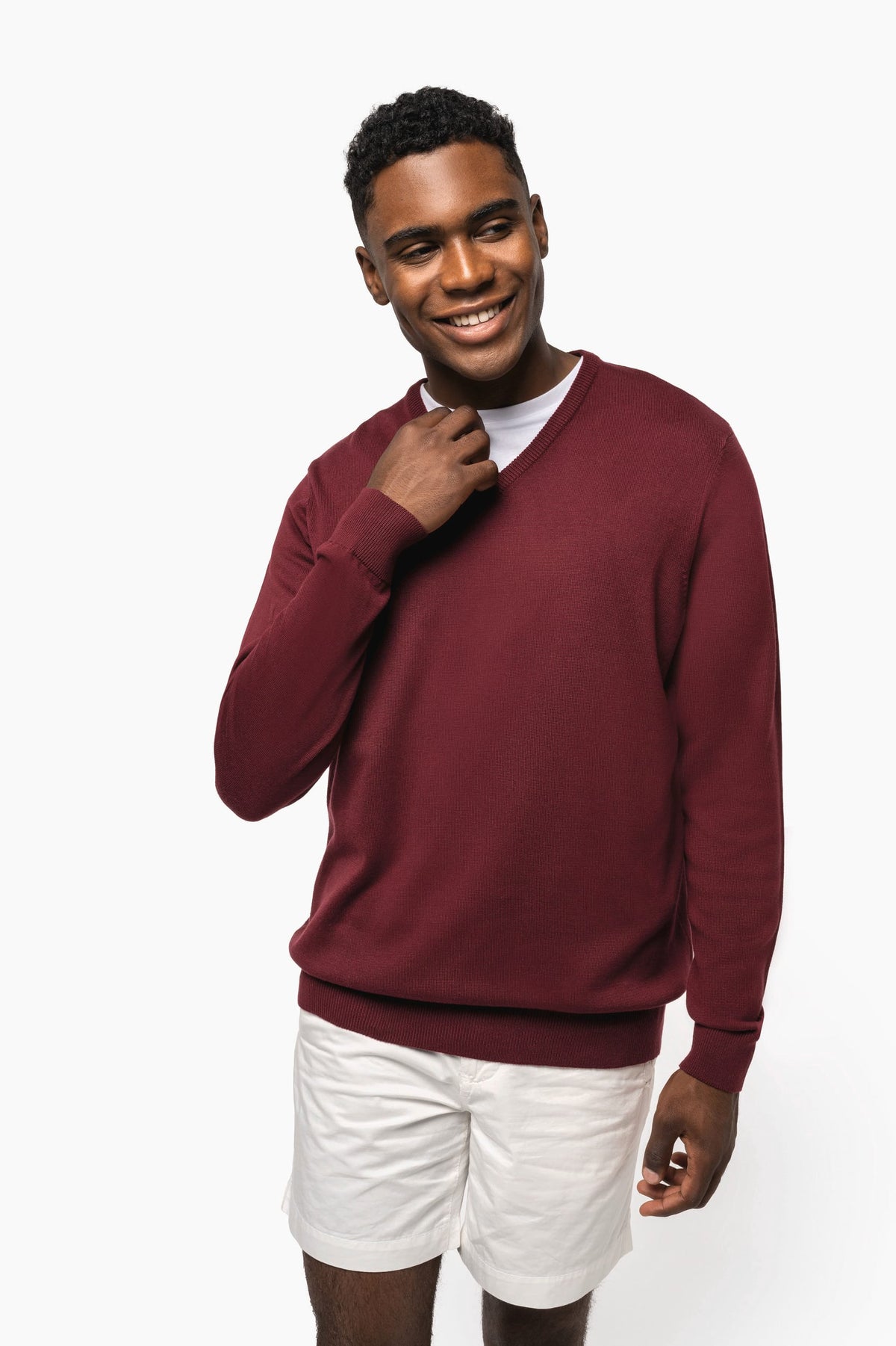 Kariban K965 Heren pullover met v-hals