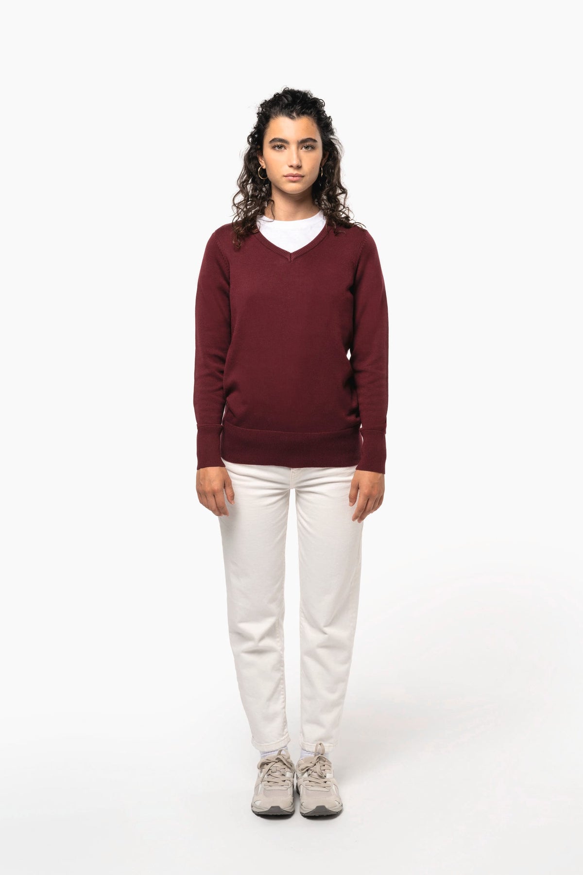 Kariban K966 Dames pullover met v-hals