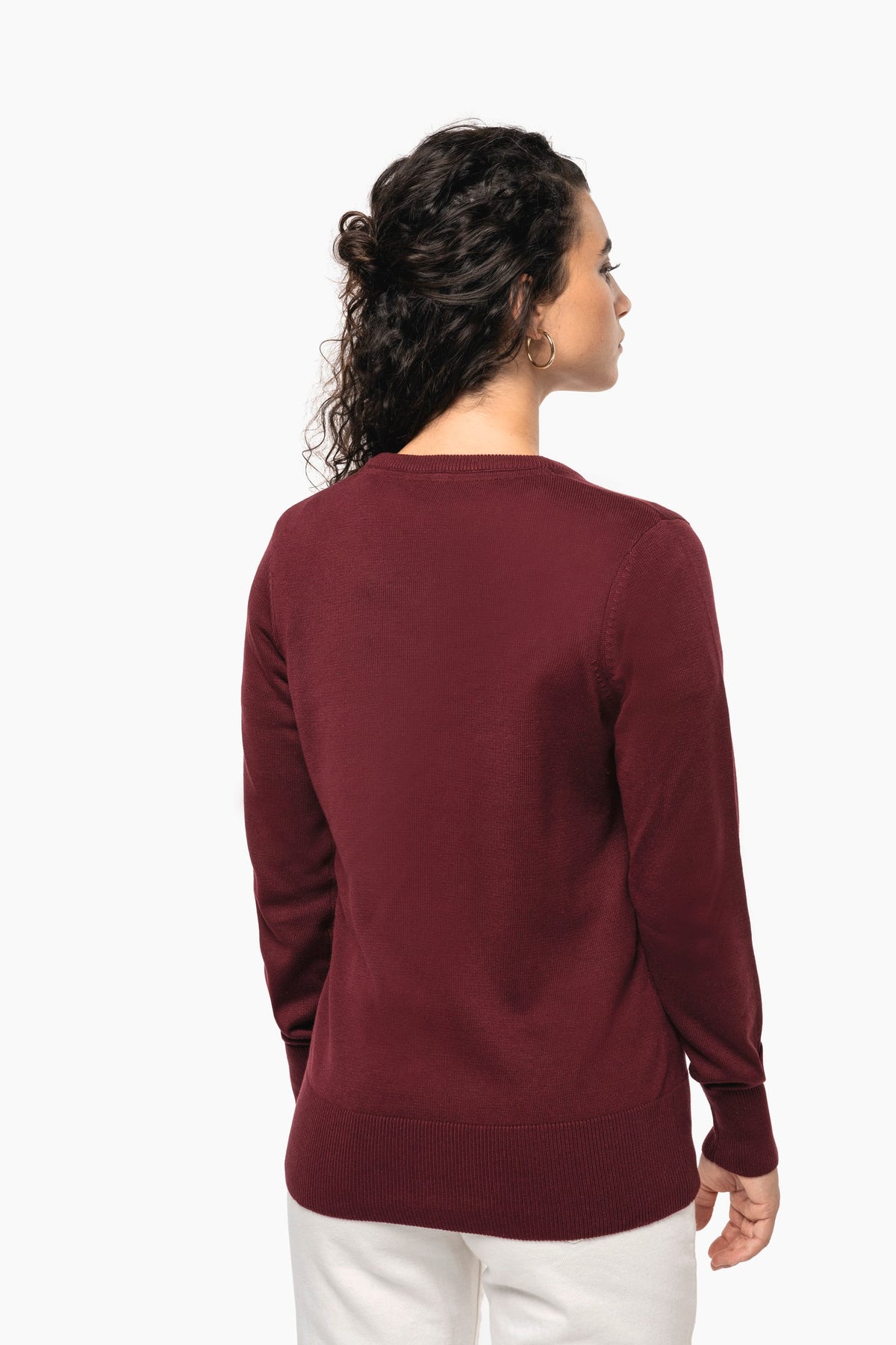 Kariban K966 Dames pullover met v-hals