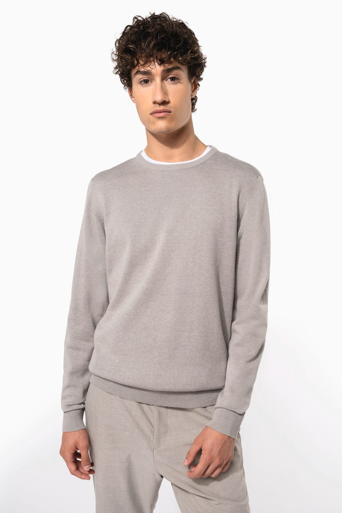 Kariban K967 Herenpullover met ronde hals