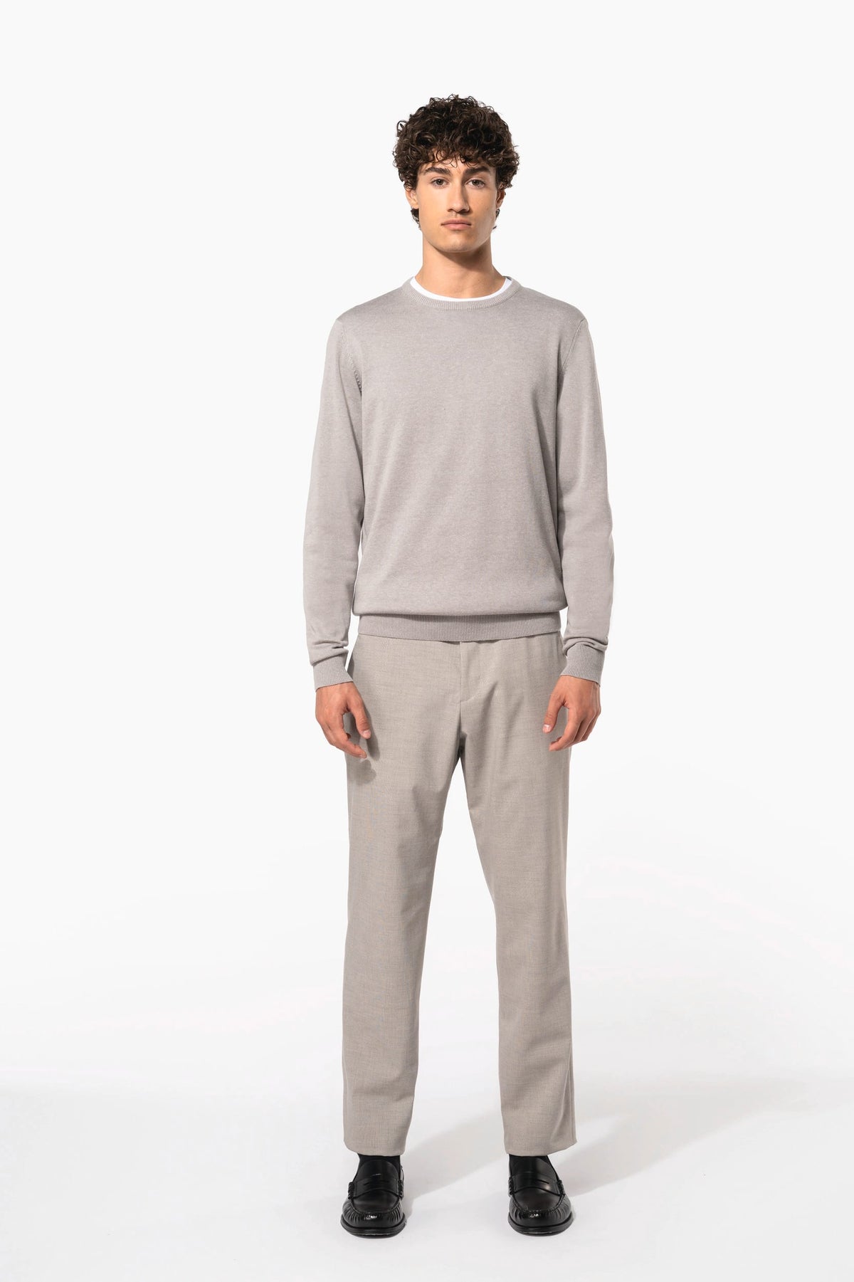 Kariban K967 Herenpullover met ronde hals