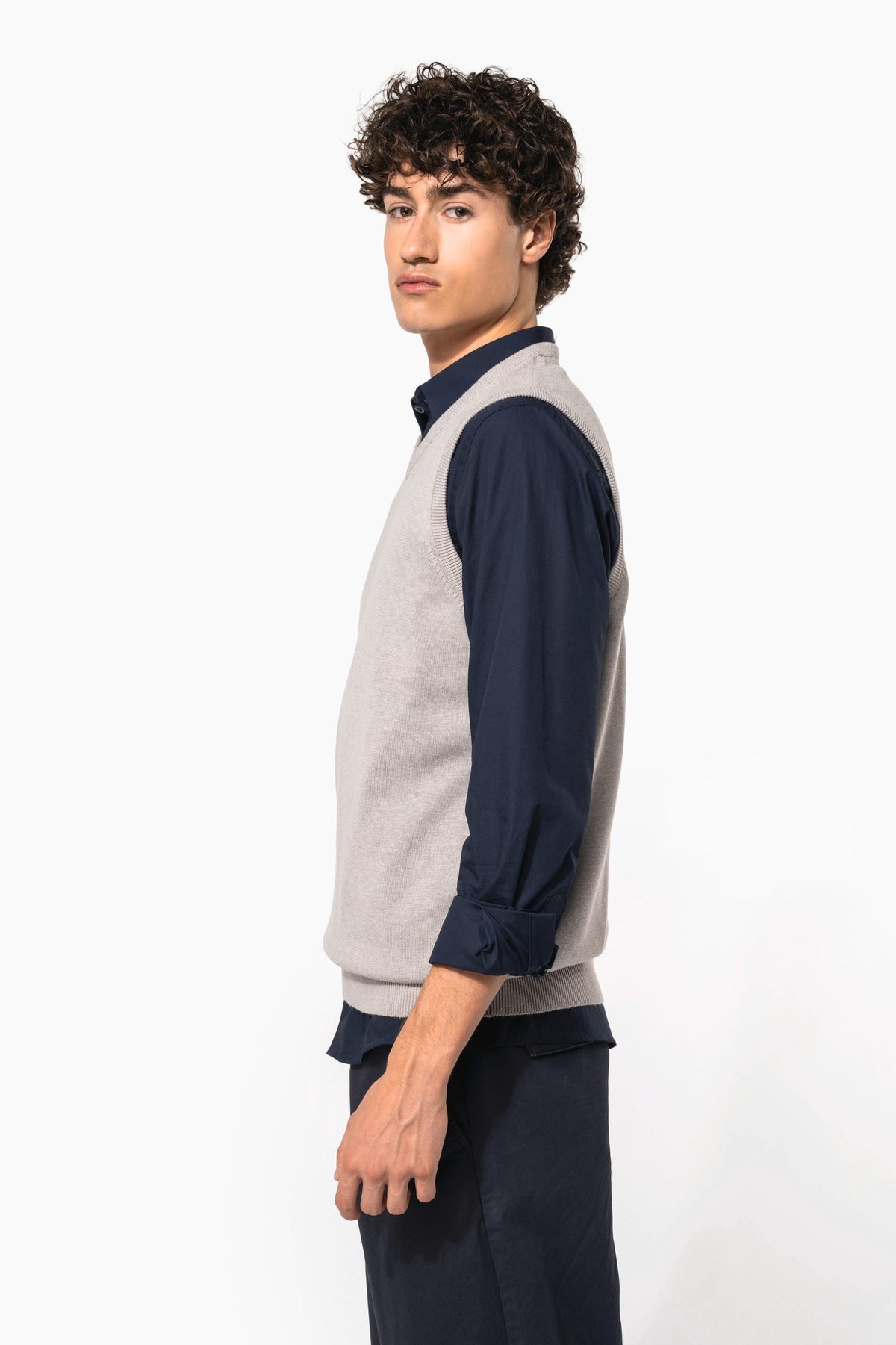 Kariban K969 Heren spencer met v-hals