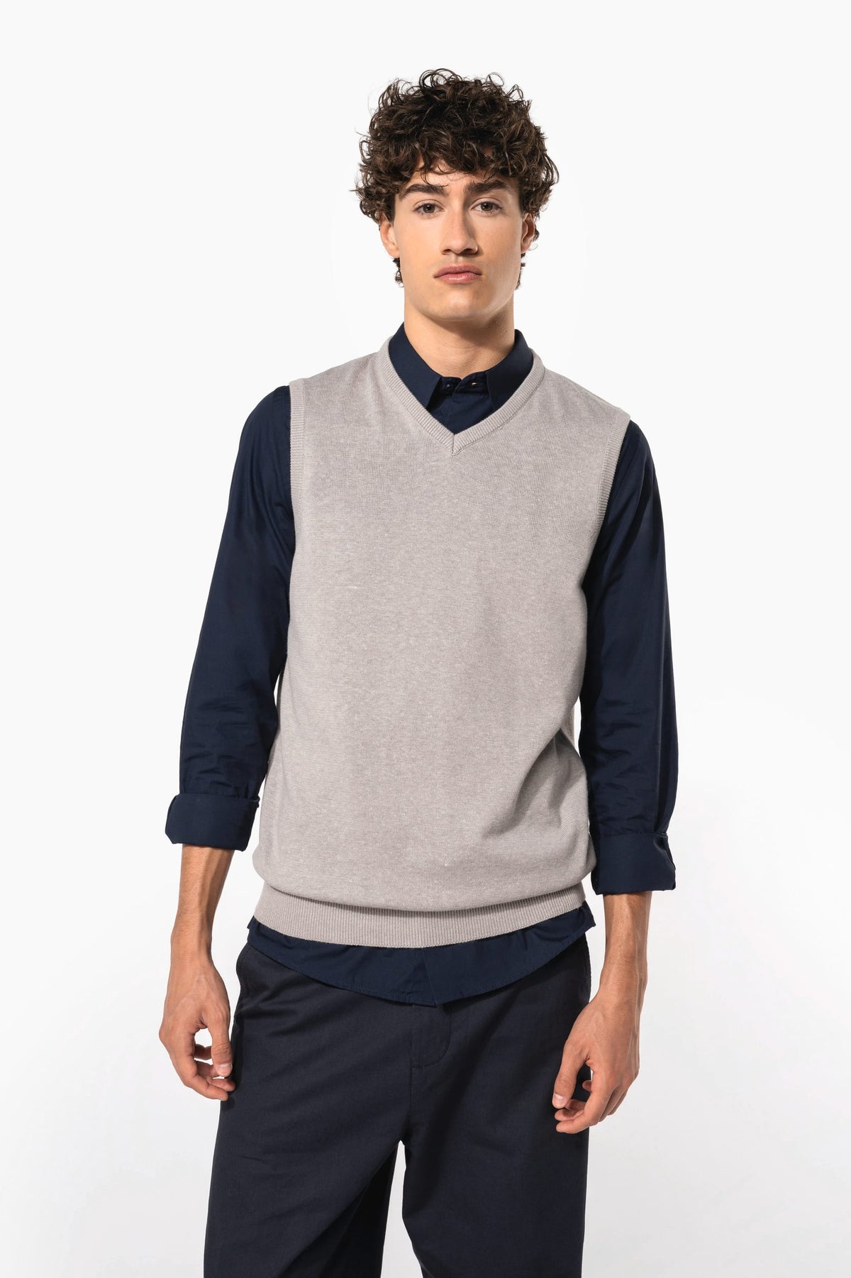 Kariban K969 Heren spencer met v-hals