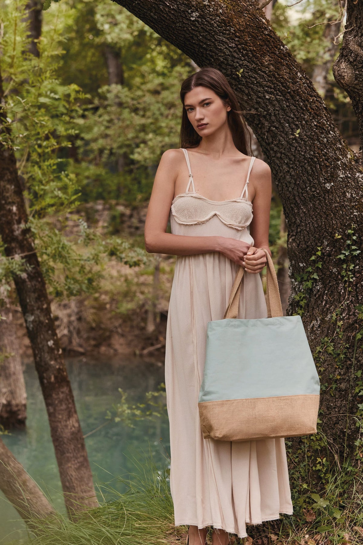 Kimood KI0235 Shopper van jute- & katoencanvas