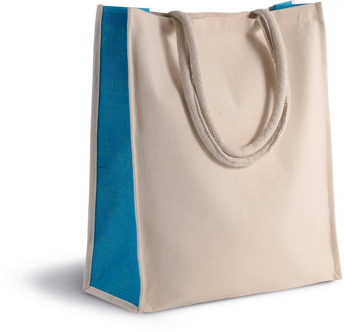 Kimood KI0253 Shopper van katoen/jute - 23 L