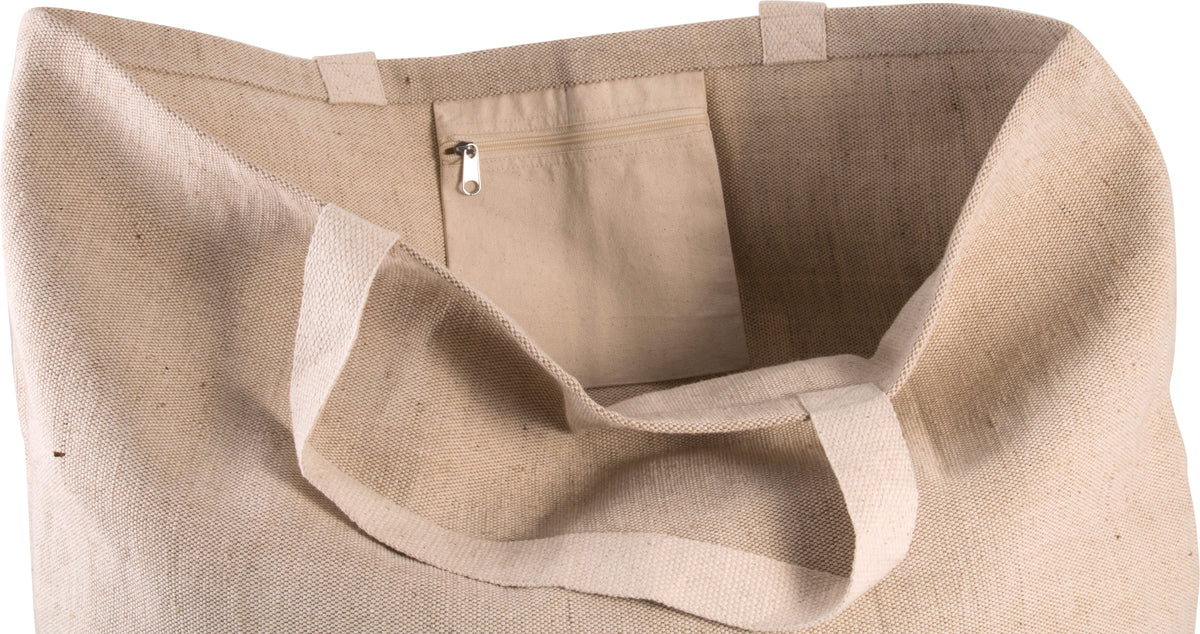 Kimood KI0260 Grote, rustieke shopper/reistas