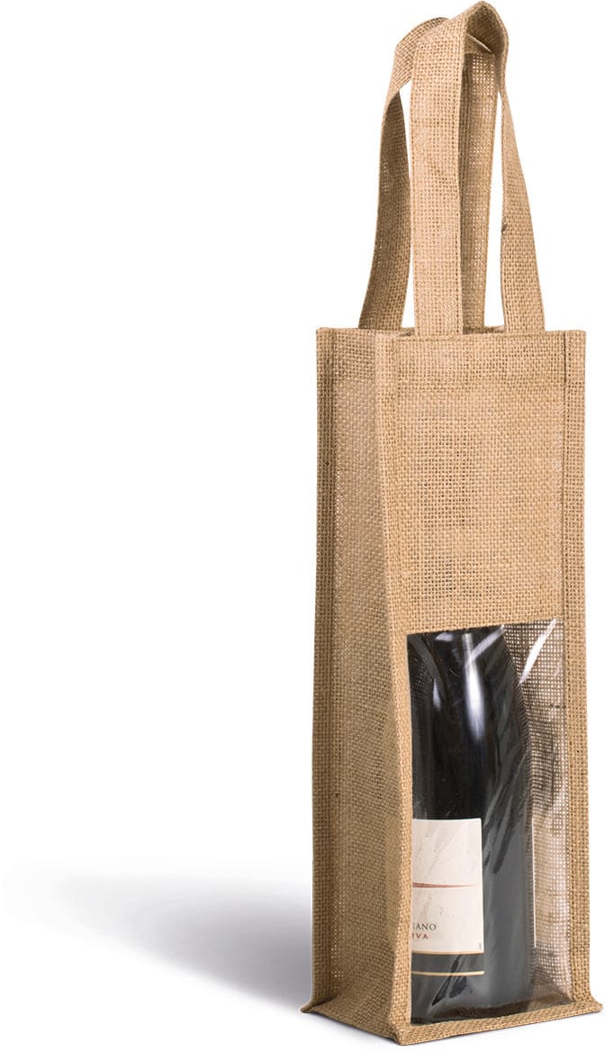 Kimood KI0267 Flessentas van jute