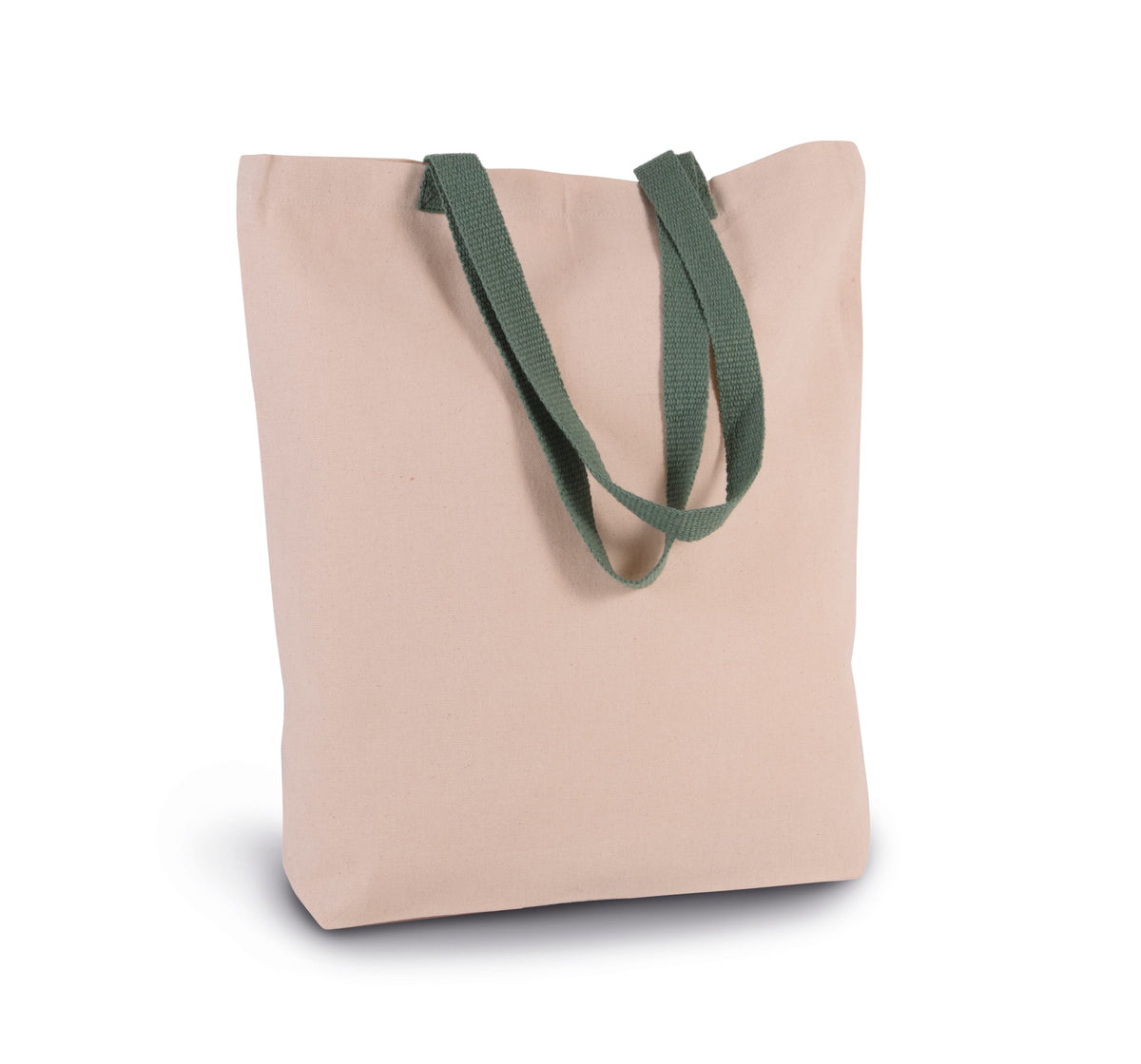 Kimood KI0278 Shopper met plooi en contrasterend hengsel