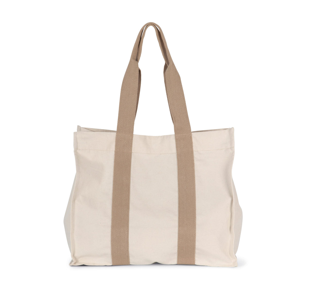 Kimood KI5201 Grote, gerecyclede shopper met plooi