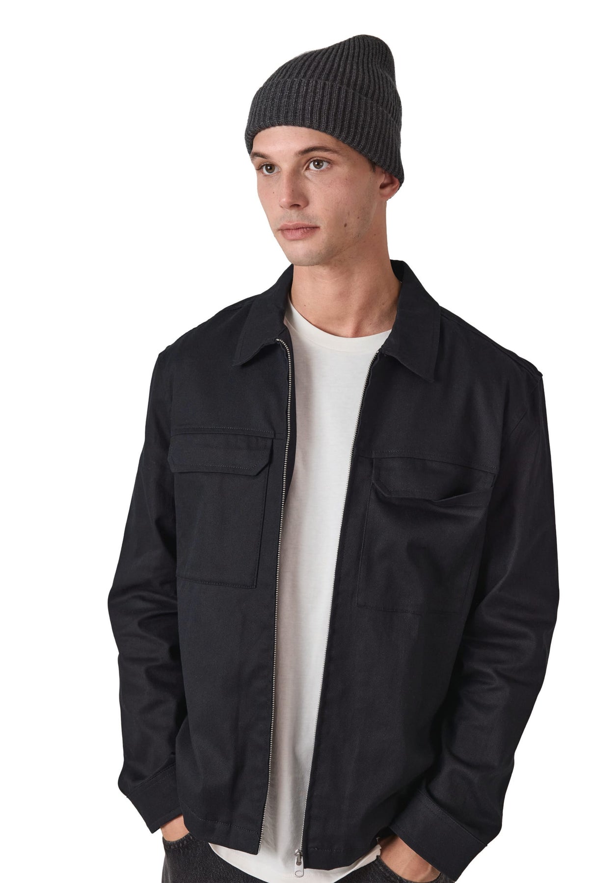 K-up KP561 Gebreide muts met omslag - K-up Gold Label