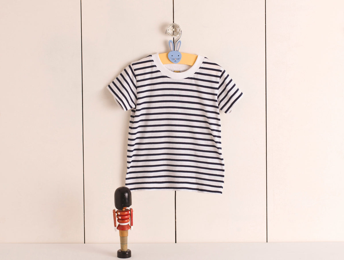 Larkwood LW027 Gestreept T-shirt met korte mouwen