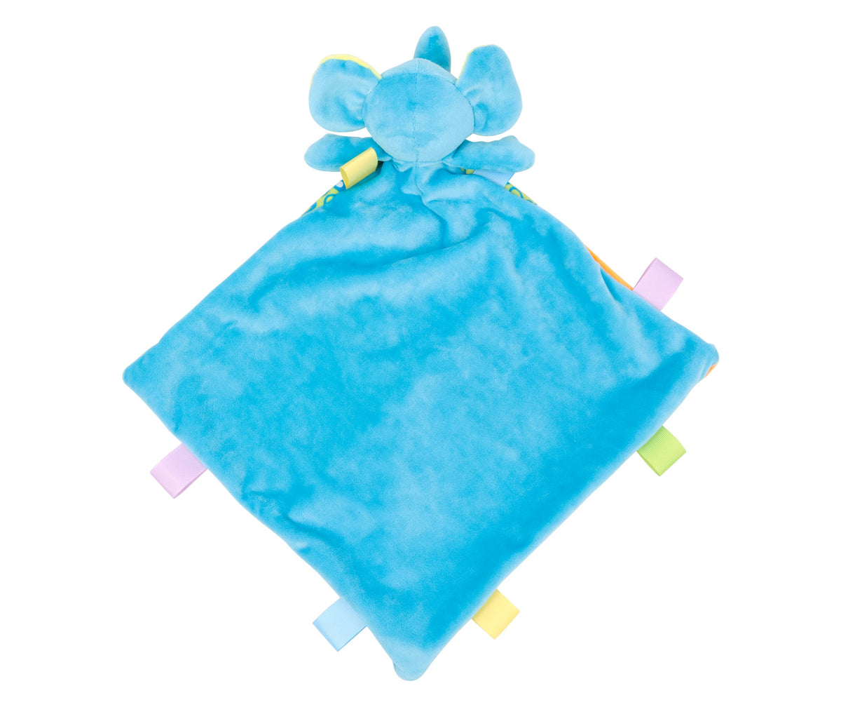 Mumbles MM701 Veelkleurig plat knuffeldoekje olifant