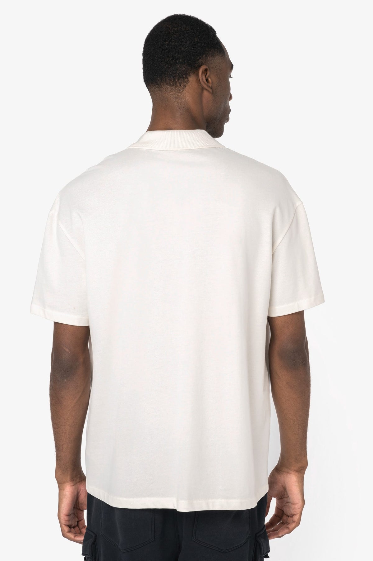 Native Spirit NS204 Ecologische herenpolo van piquétricot met afhangende schouders