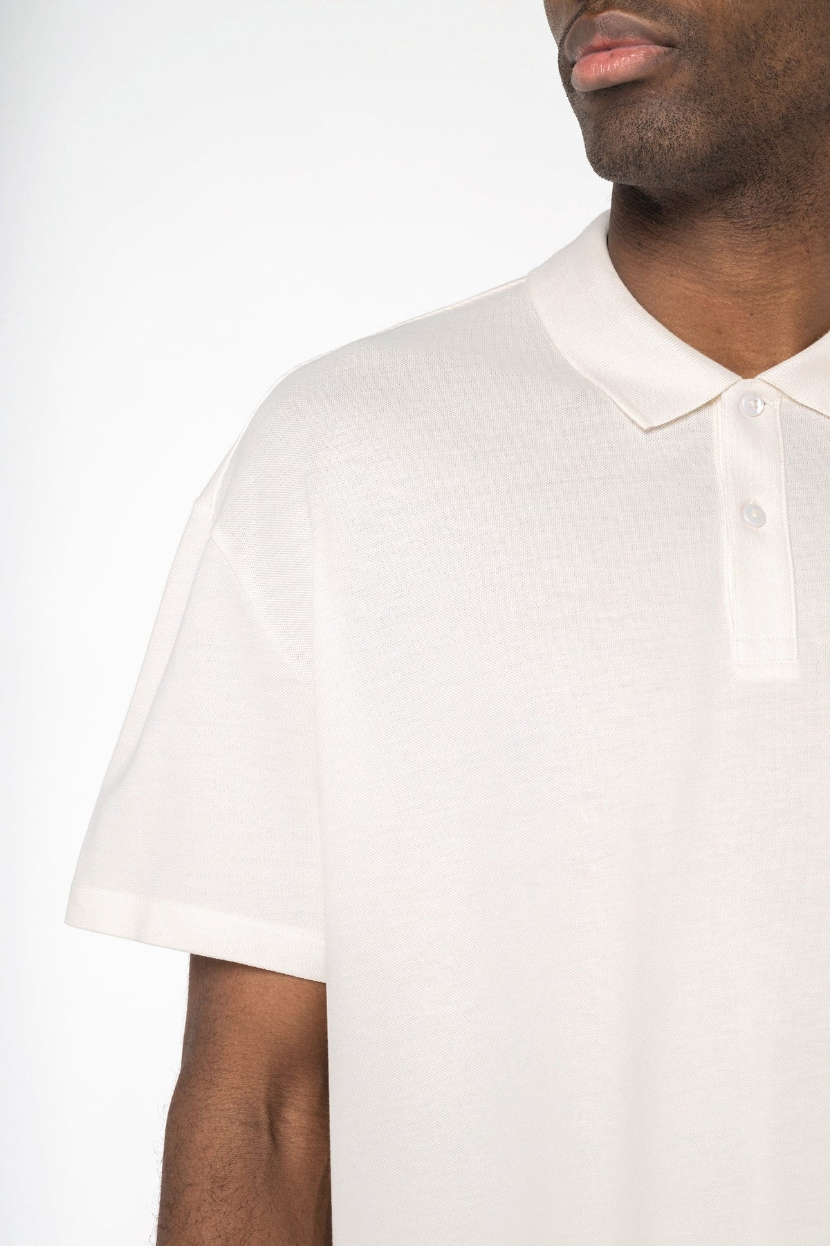 Native Spirit NS204 Ecologische herenpolo van piquétricot met afhangende schouders