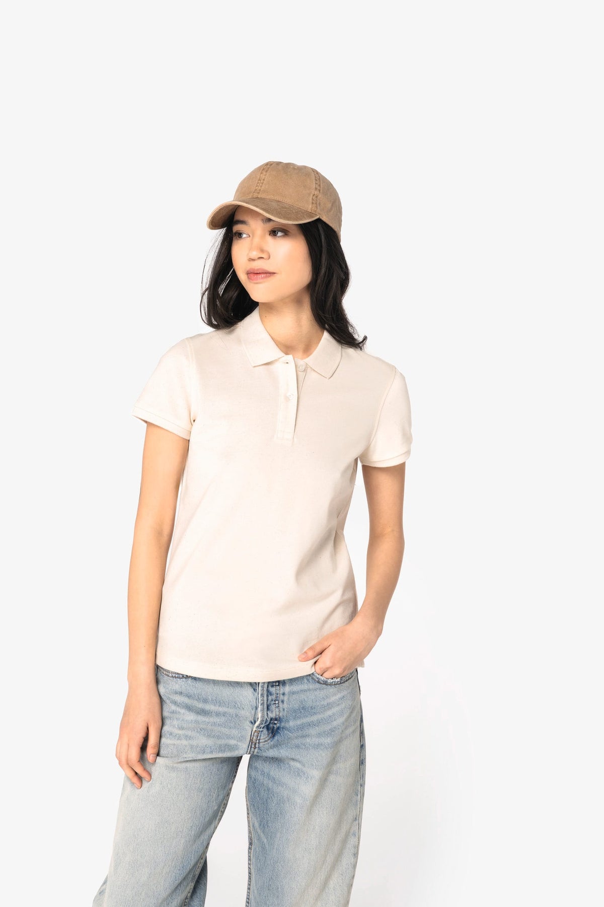 Native Spirit NS208 Ecologische damespolo in piquétricot
