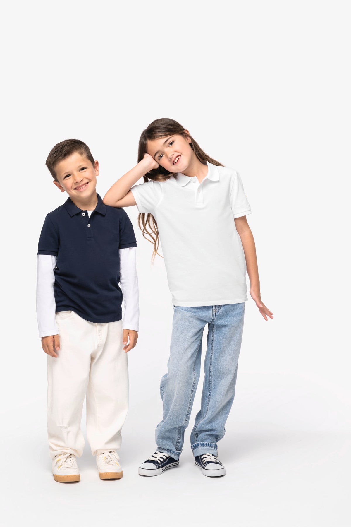 Native Spirit NS209 Ecologische kinderpolo van piquétricot