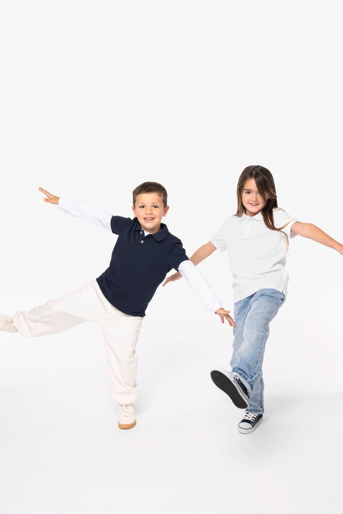 Native Spirit NS209 Ecologische kinderpolo van piquétricot